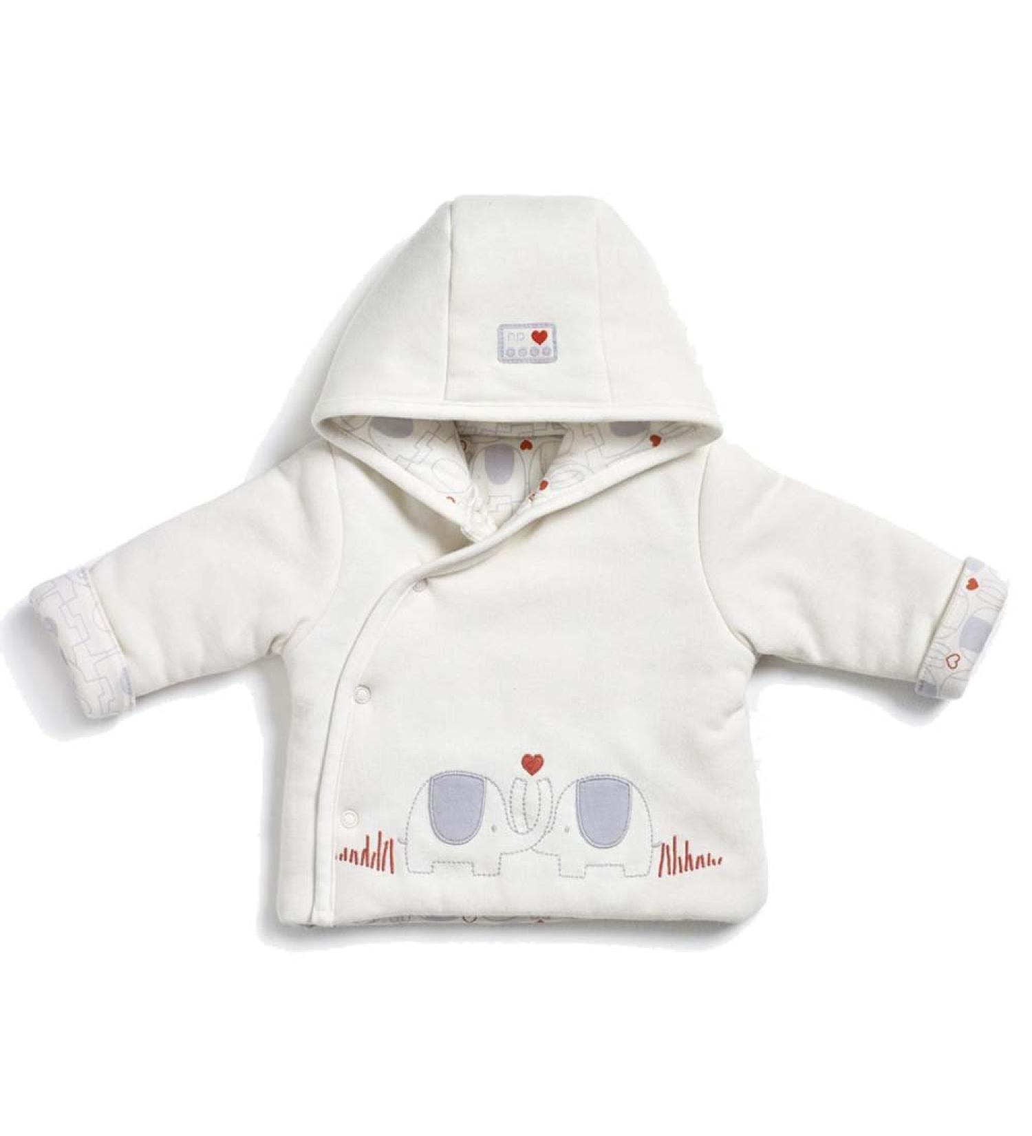 KATIES PLAYPEN / BABY BEST BUYS Natures Purest My 1st Friend Organic Cotton Padded Jacket 3-6 Months Cream