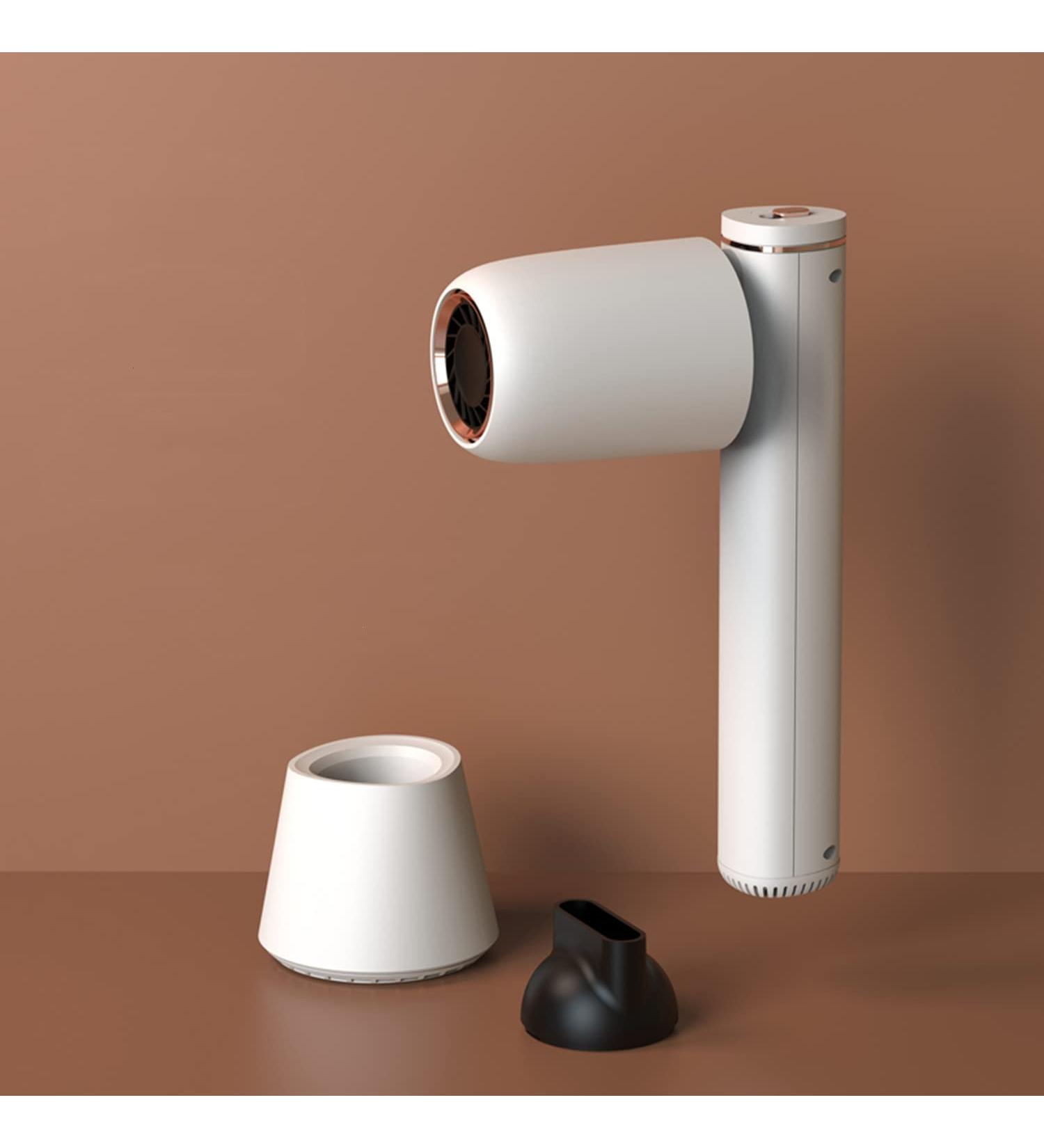 Portable Cordless Hair Dryer Rechargeable Wireless Hair Dryer w/Charging Base & Hot & Cold Wind Lightweight Travel Blow Dryers for Art Painting/Outdoor/Indoor - Buy Online on GoSupps.com