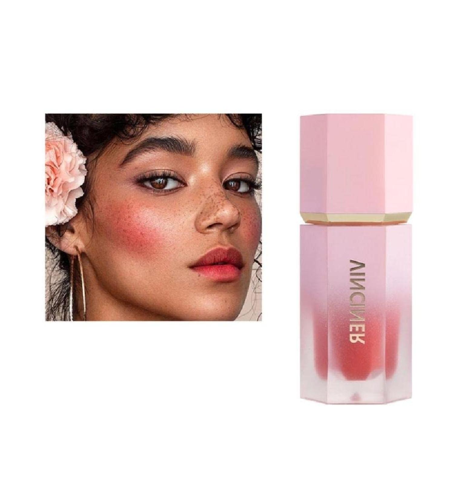 Soft Gel-Cream Blush Liquid Blush for Cheeks Lightweight Long-Wearing Smudge-Proof Natural-Looking Liquid Blush Makeup - Buy Online on GoSupps.com