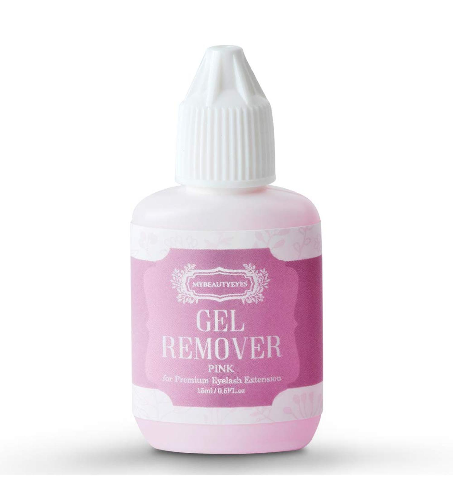 Gel Eyelash Extension Remover - Fast Dissolving Formula - 15ml (Pink) - Buy Online on GoSupps.com