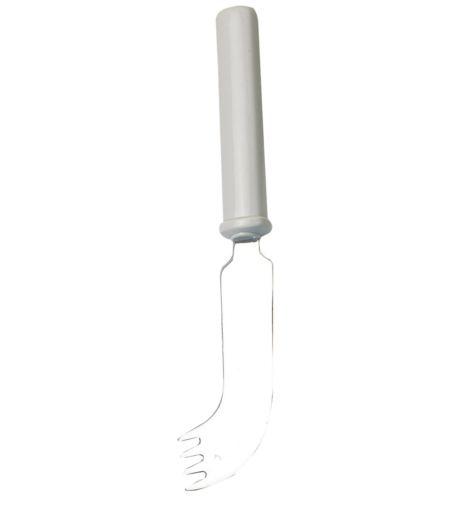 Homecraft Nelson Knife Highly specialized for one handed eaters Rocker action for cutting Pronged end to lift food Stainless steel Assistive living tool (Eligible for VAT relief in the UK)
