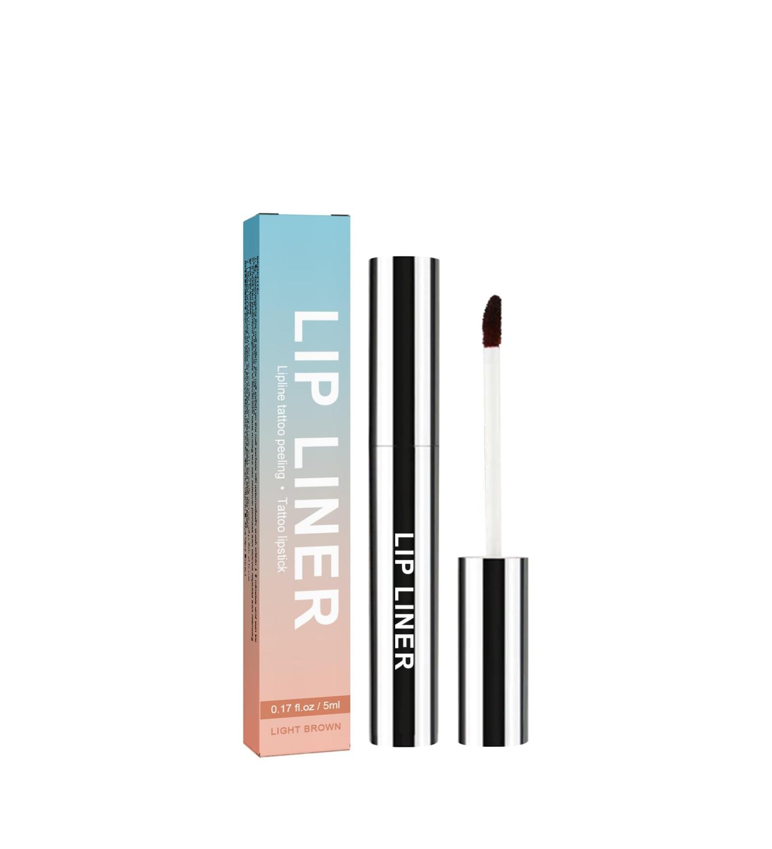  Nurvidis Removable Lip Pencil Liquid Lip Pencil Long-Lasting Lip Pencil Pigmented Lip Pencil Trace Lip Shape Waterproof and Non-Staining (Light Brown) - Buy Online on GoSupps.com