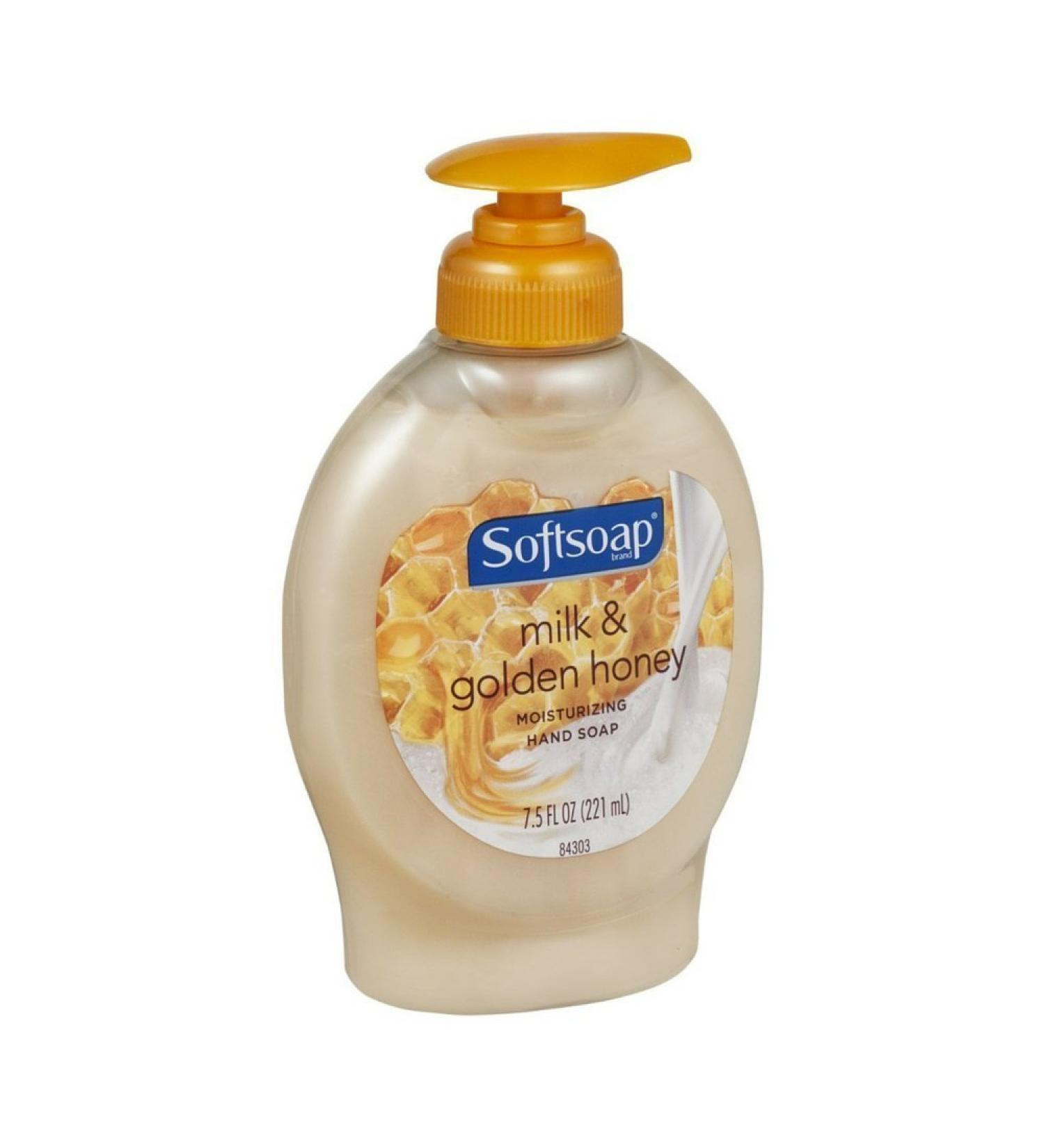 Softsoap Elements Milk Protein and Honey Moisturizing Hand Soap 7.5 oz (Pack of 2)