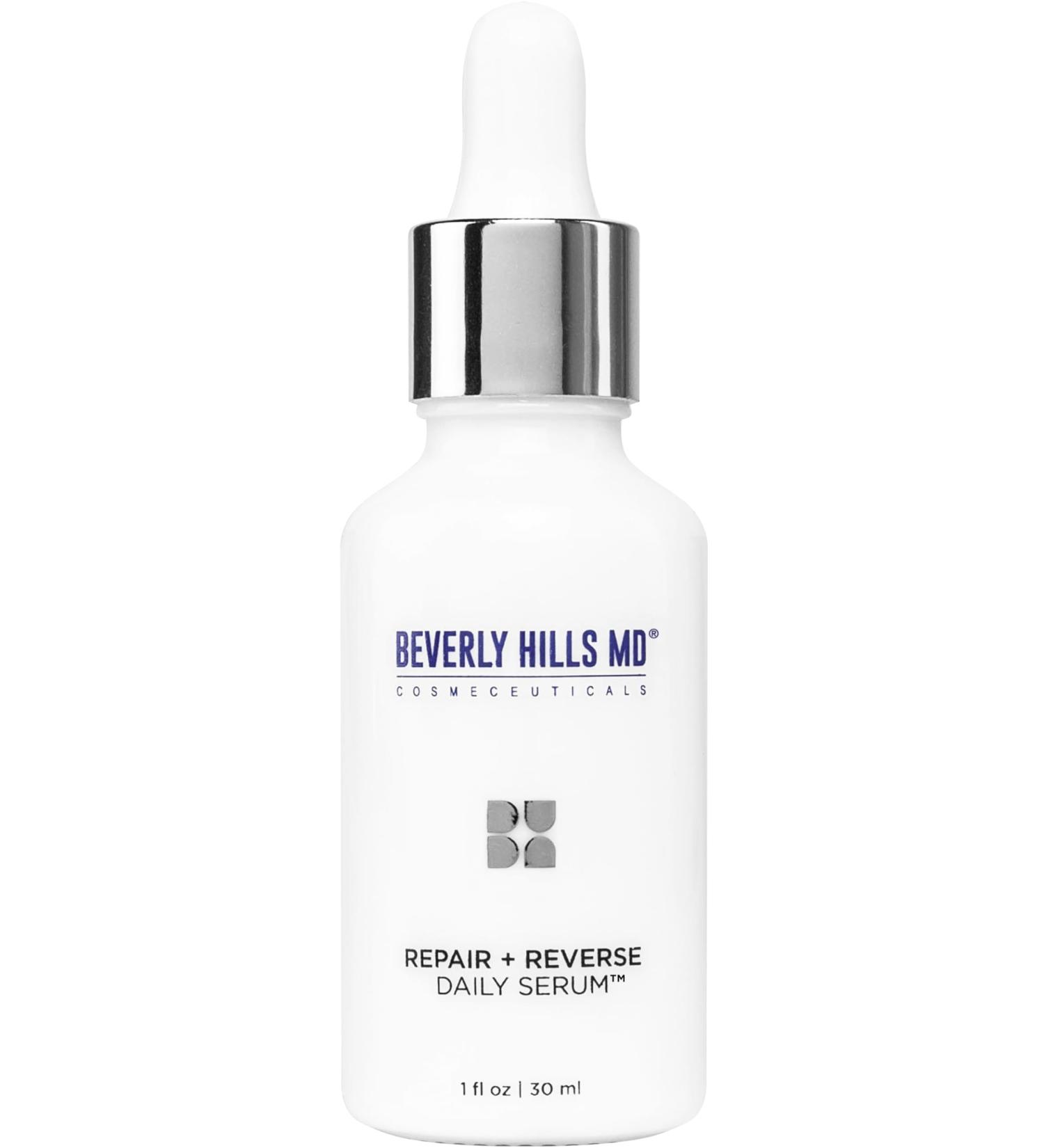 Repair + Reverse Daily Serum | Anti-Aging Gel for Hydrating Skin Reducing Wrinkles & Lifting Face | Jojoba & Algae Formula - Buy Online on GoSupps.com