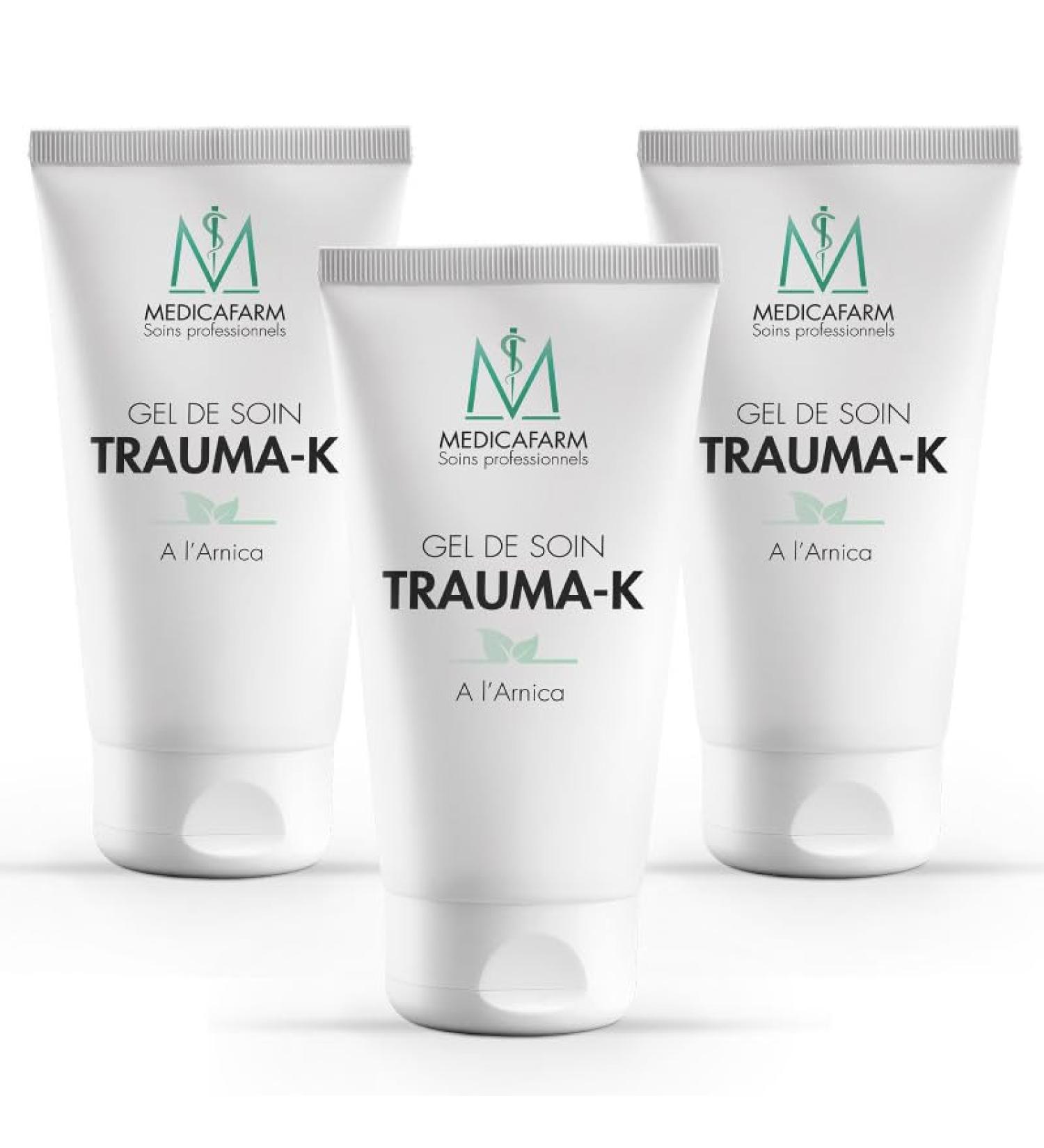 MEDICAFARM - Gel de soin TRAUMA-K l'arnica - Effet d congestionnant et apaisant - Sans paraben - Lot de 3 tubes de 125 ml - Buy Online on GoSupps.com
