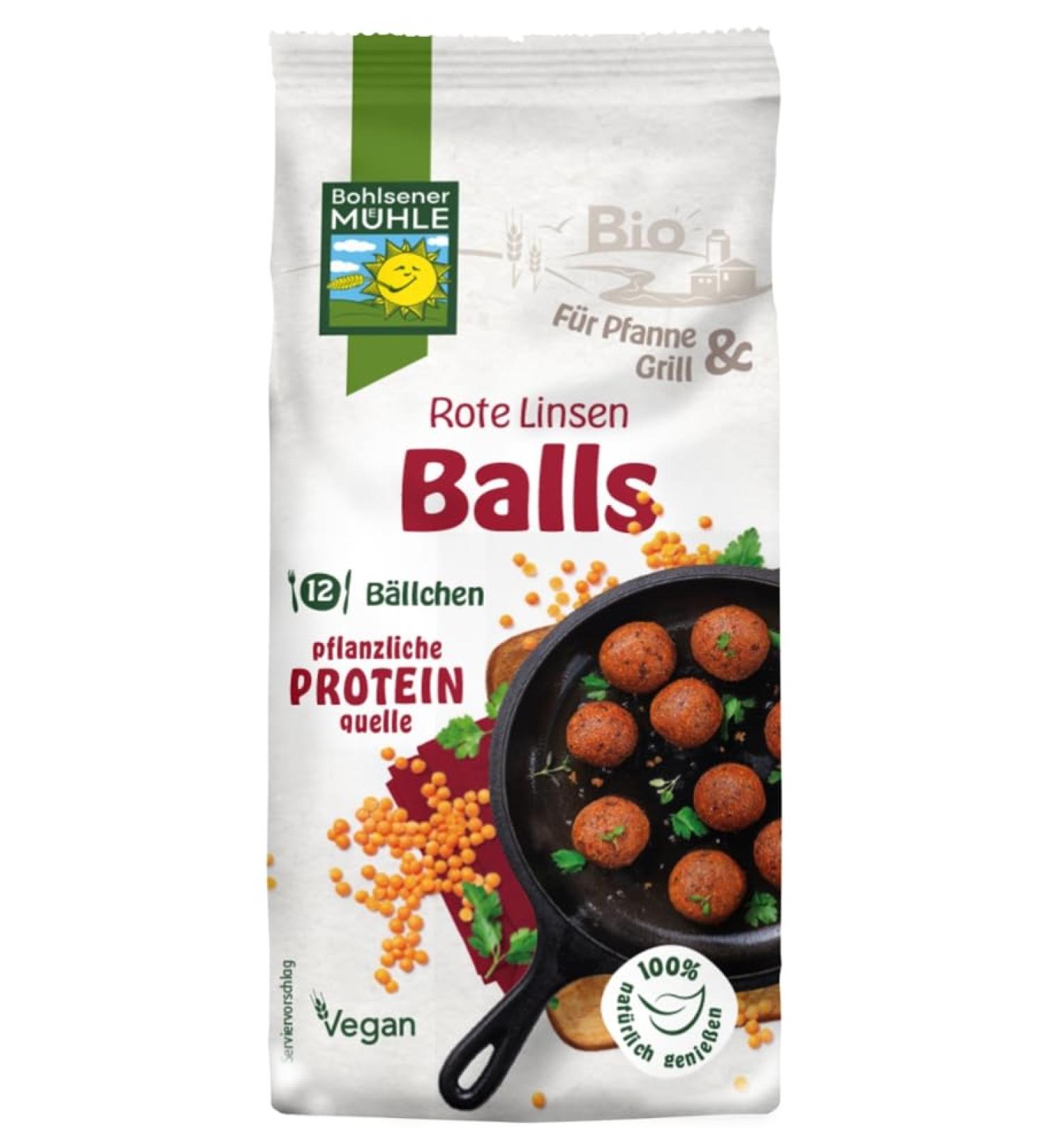 BOHLSENER M HLE: Red Lentils Balls 165g