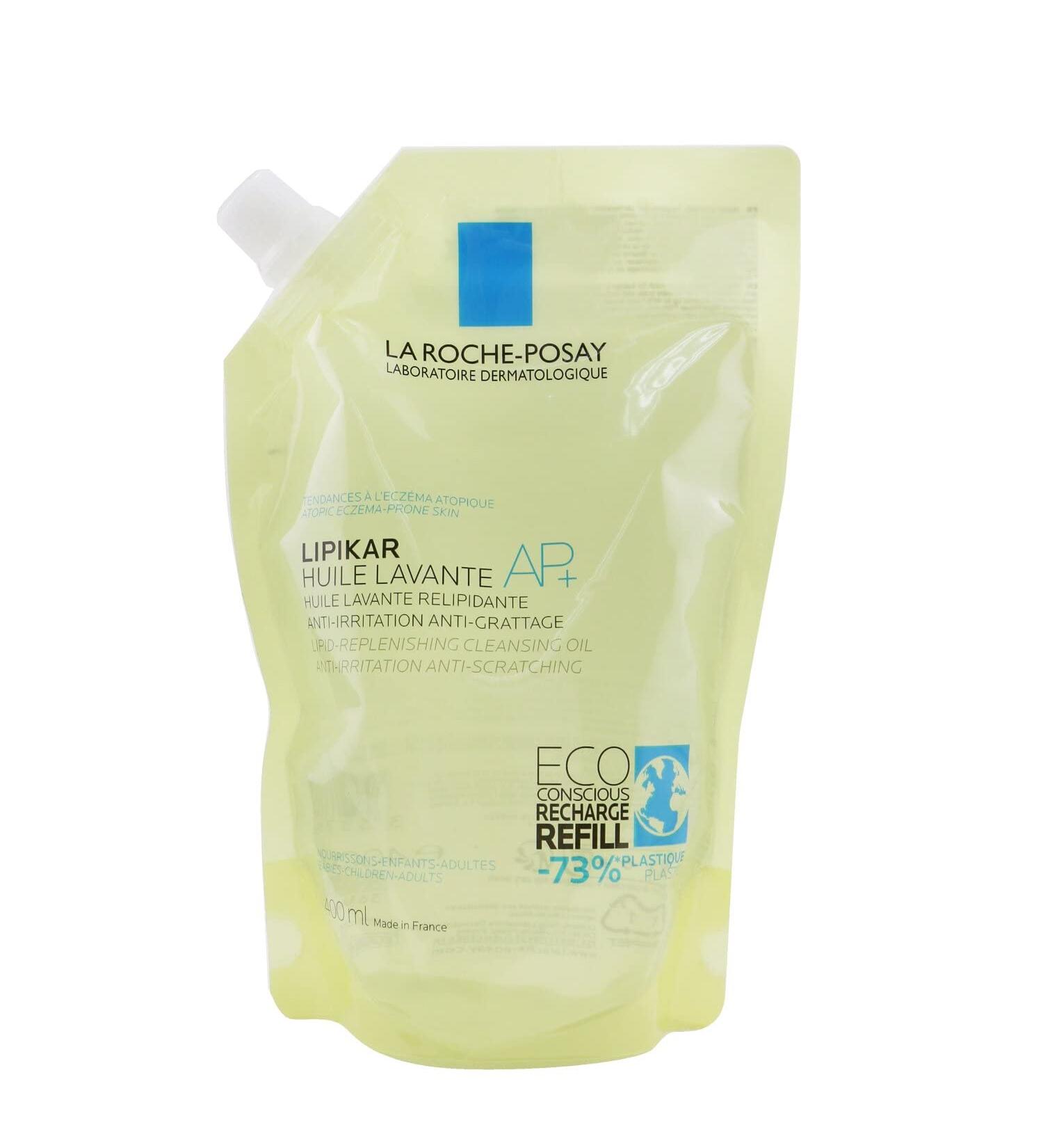 La Roche-Posay Lipikar AP+ Eco-Refill Cleansing Oil 400ml - Buy Online on GoSupps.com