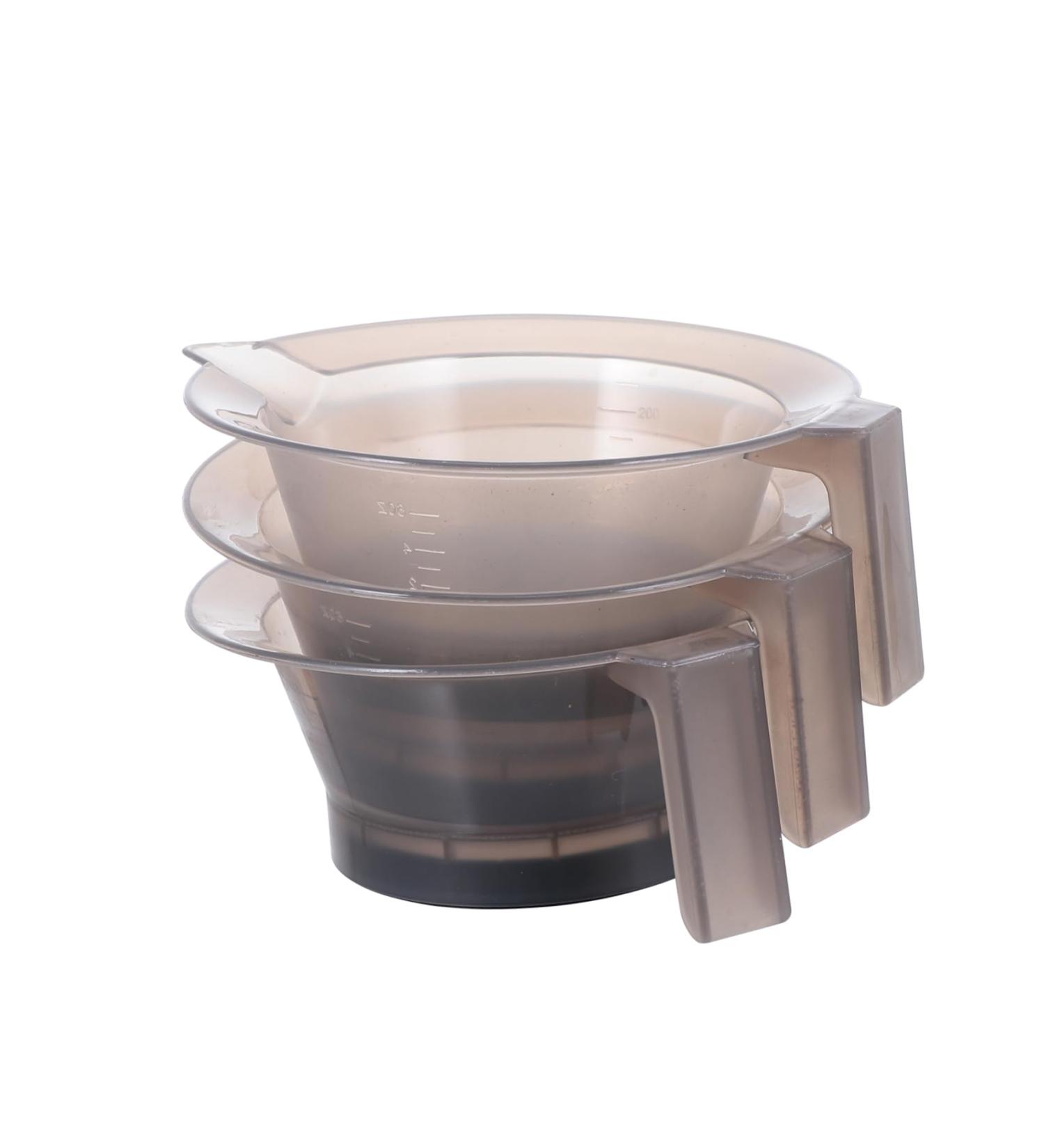 SHERCHPRY 3 Pi ces Bols de Teinture Professionnelle Plastique Bol M langer pour Coloration Cheveux avec Poign e Ergonomique Large et Profond pour Usage Salon et Maison - Buy Online on GoSupps.com