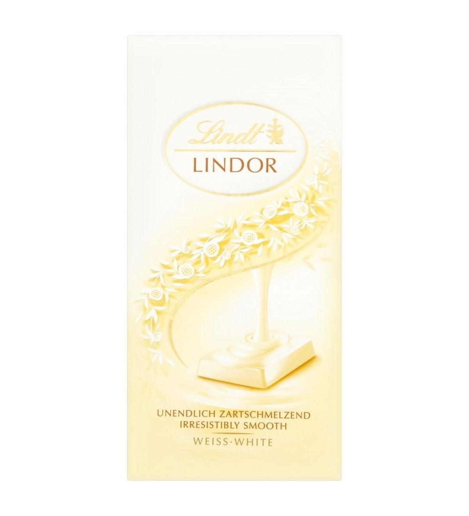 Lindt Lindt Lindor White Chocolate 100 g - Pack of 2