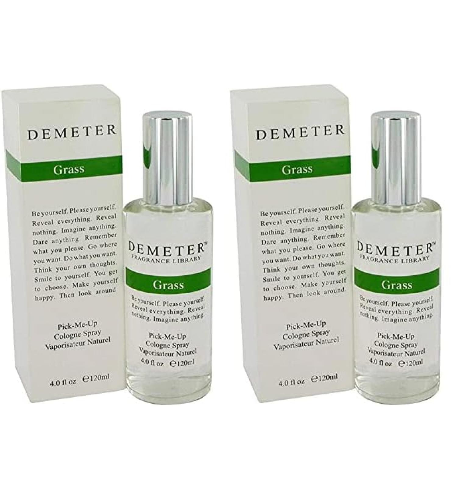 Demeter Grass For Women. Pick-me Up Cologne Spray 4.0 Oz (Pack of 2) 4 Ounce (Pack of 2)