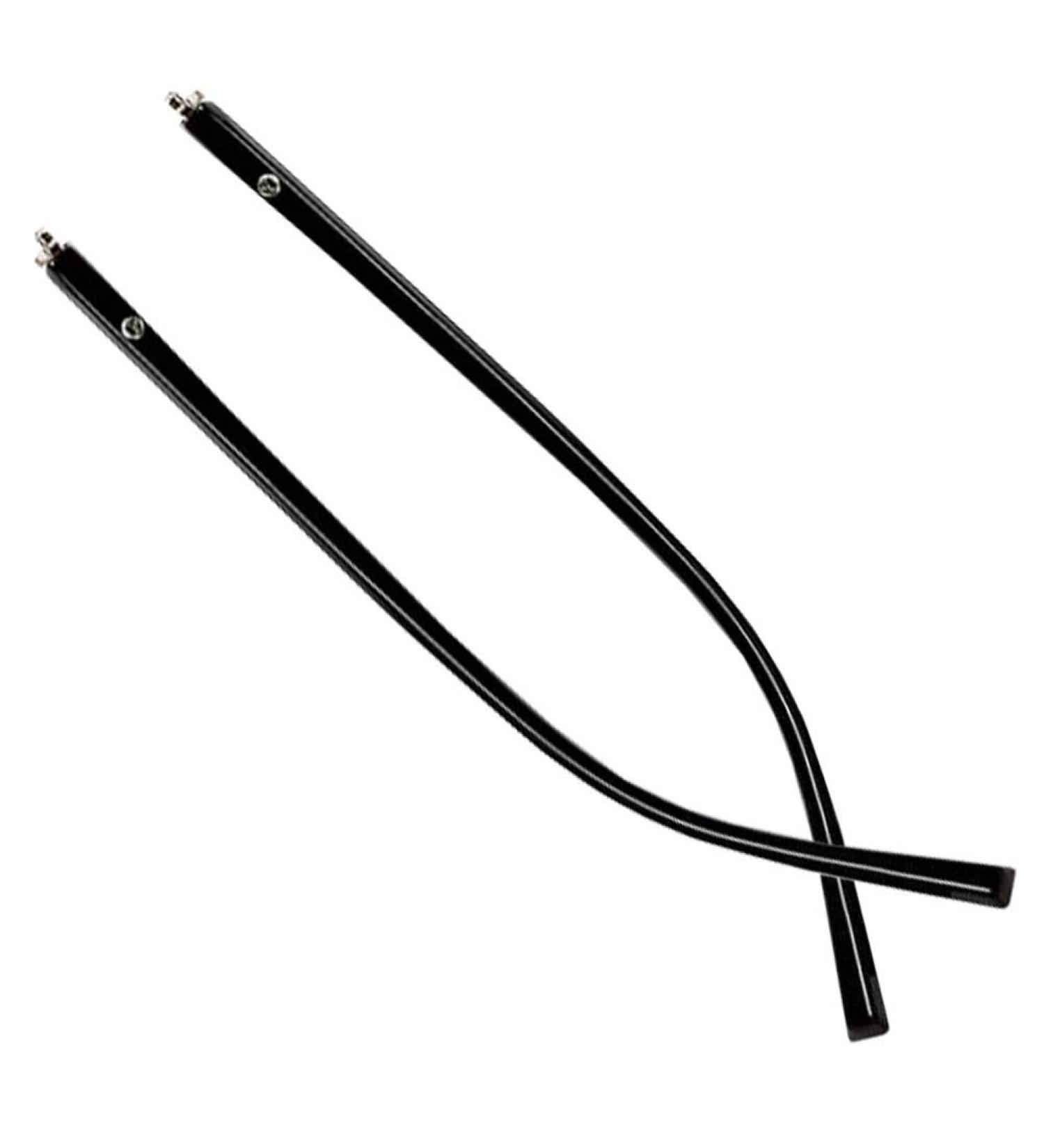 Munani glasses arm leg glasses replacement glass of glasses glasses spectacle replacement accessories 1 pair of plastic glasses-brilliant glasses replacement bars light black