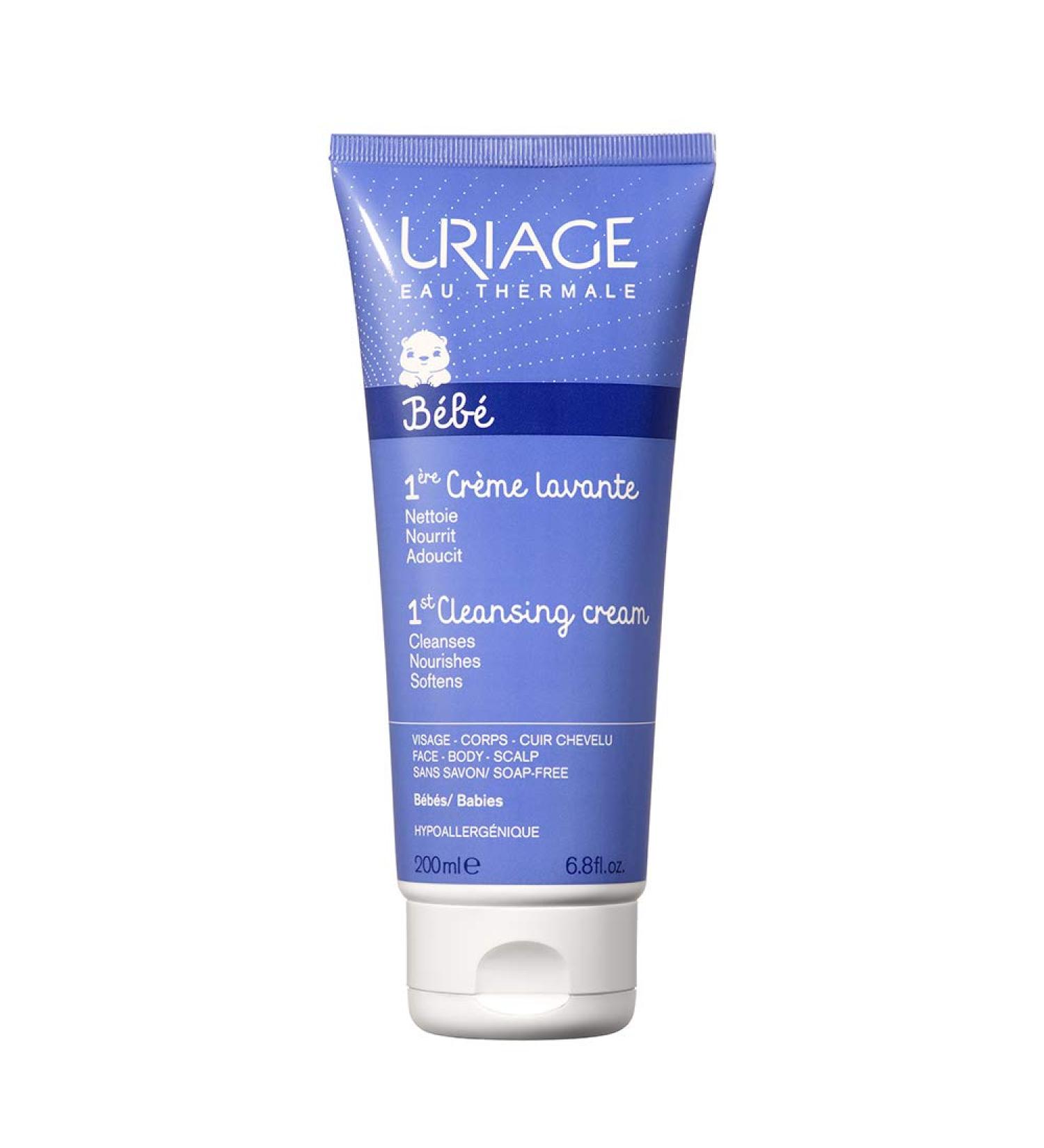 Uriage - Bebe 1st Cleansing Cream for Face Body and Scalp 200 ml Uriage