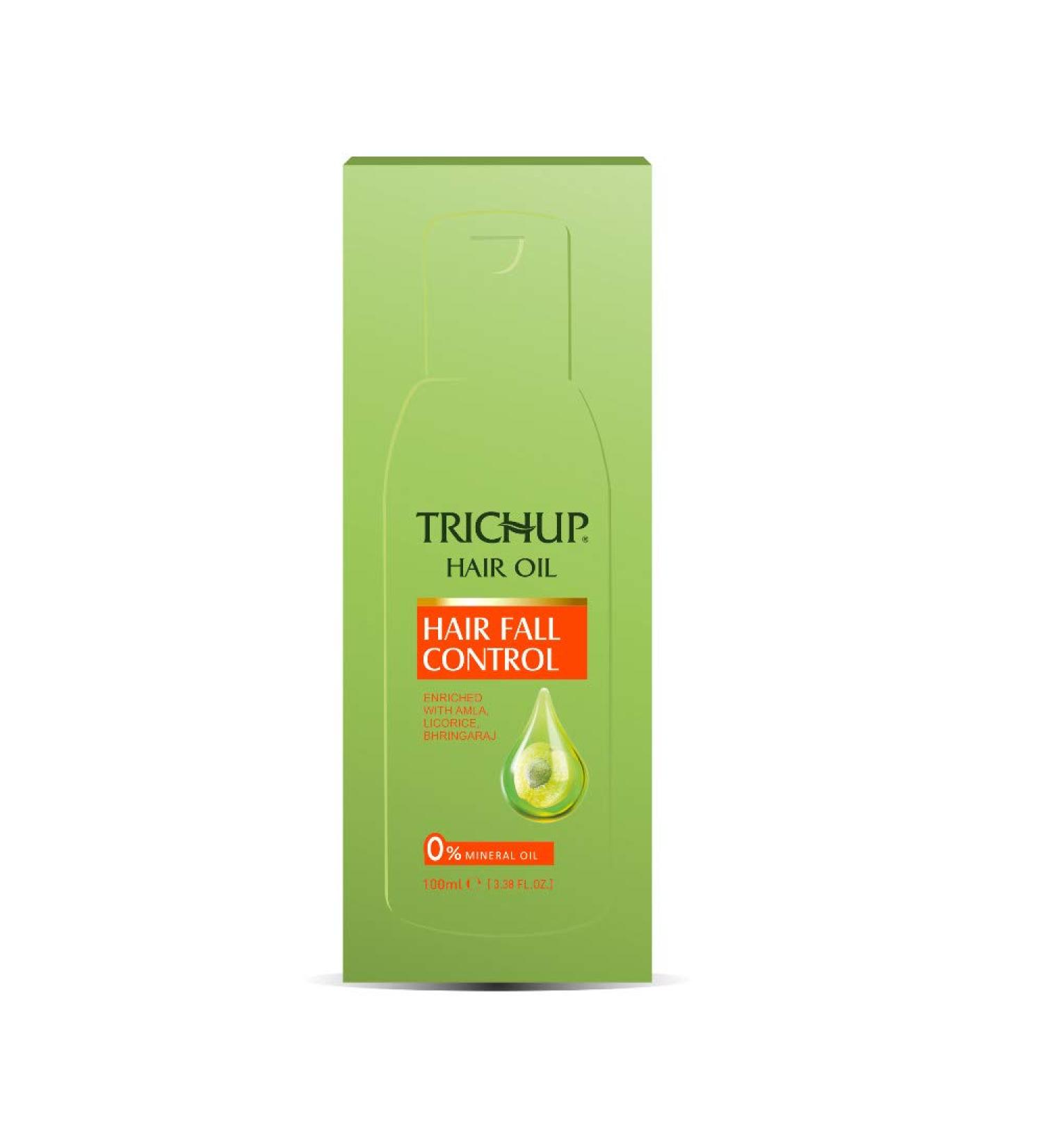 MAWANS TRICHUP Hair Fall Control Haarolie Met Sesamolie Zoethout Amla & Bhringaraj 100ml - Buy Online on GoSupps.com
