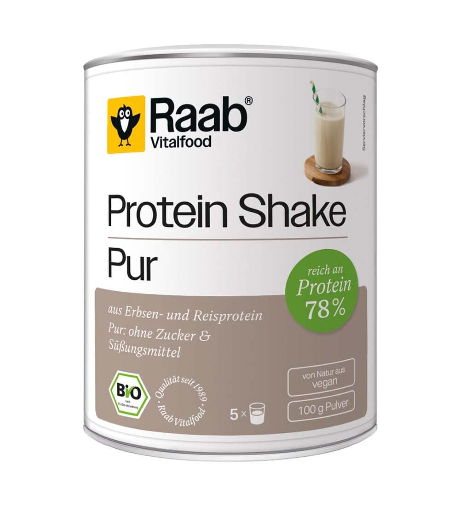 Raab Vitalfood BIO Protein Shake pur 100 g (4)