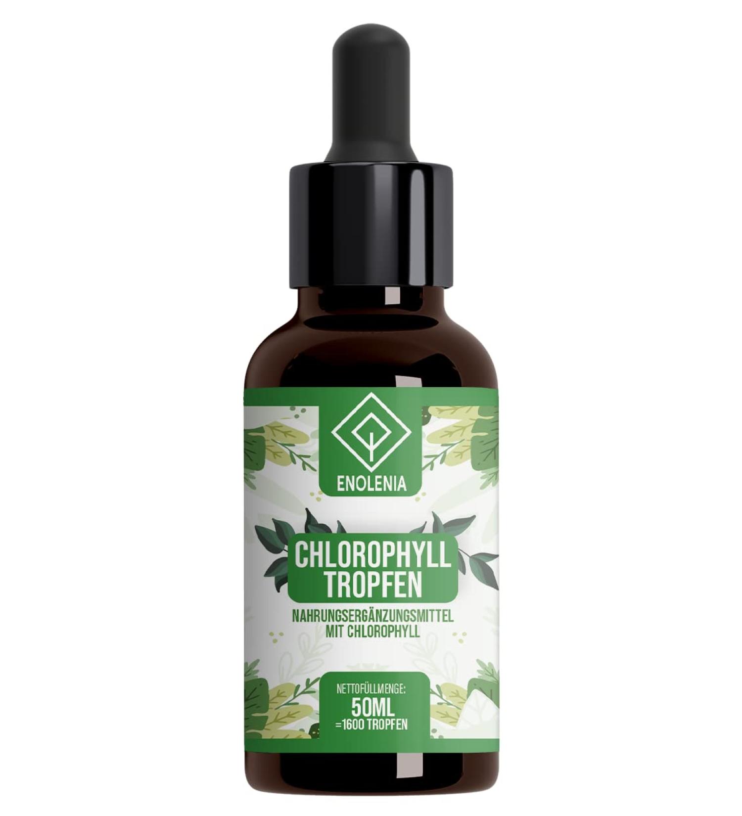ENOLENIA Chlorophyll Drops High-Dose Alfalfa for Weight Loss & Fat Metabolism | 50ml Natural Additive-Free Formula - Buy Online on GoSupps.com
