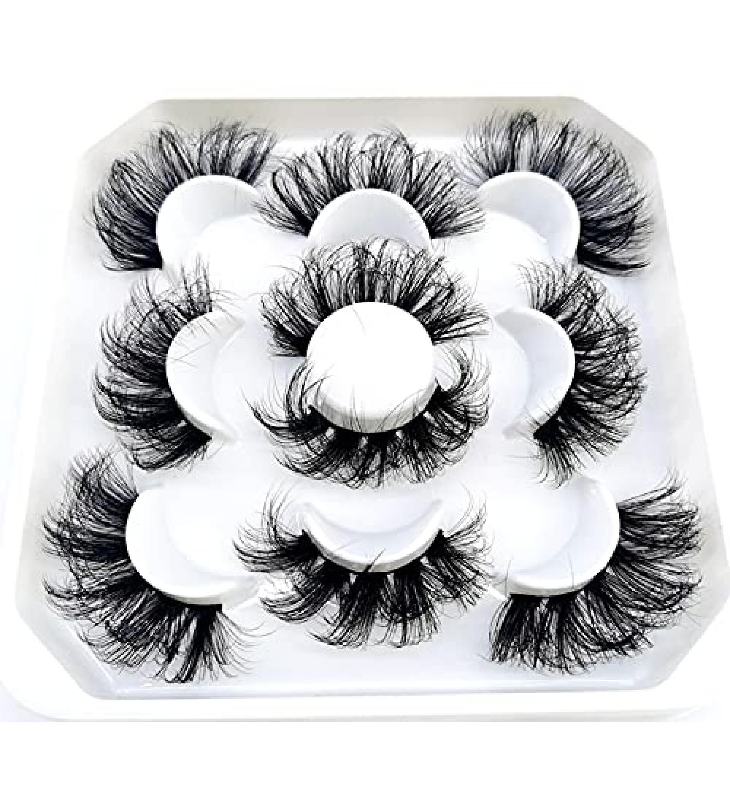HBZGTLAD 5 Pairs 25mm 3D Mink Lashes - Bulk Faux Natural False Eyelashes for Wholesale | Custom QZ-09 - Buy Online on GoSupps.com