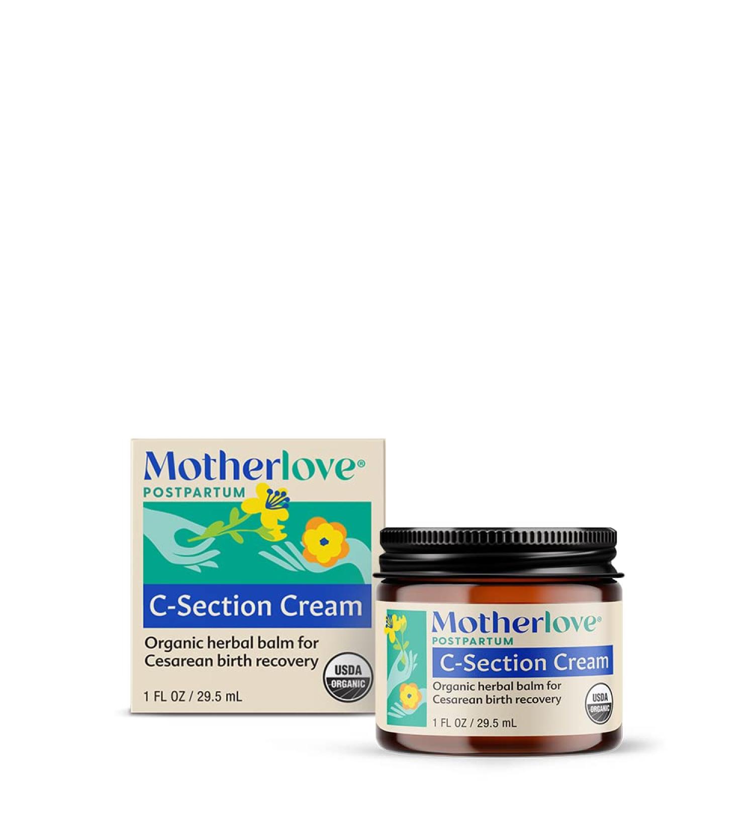 Motherlove C-Section Cream 1 oz - Soothing Relief for Post-Surgery Recovery - Buy Online on GoSupps.com