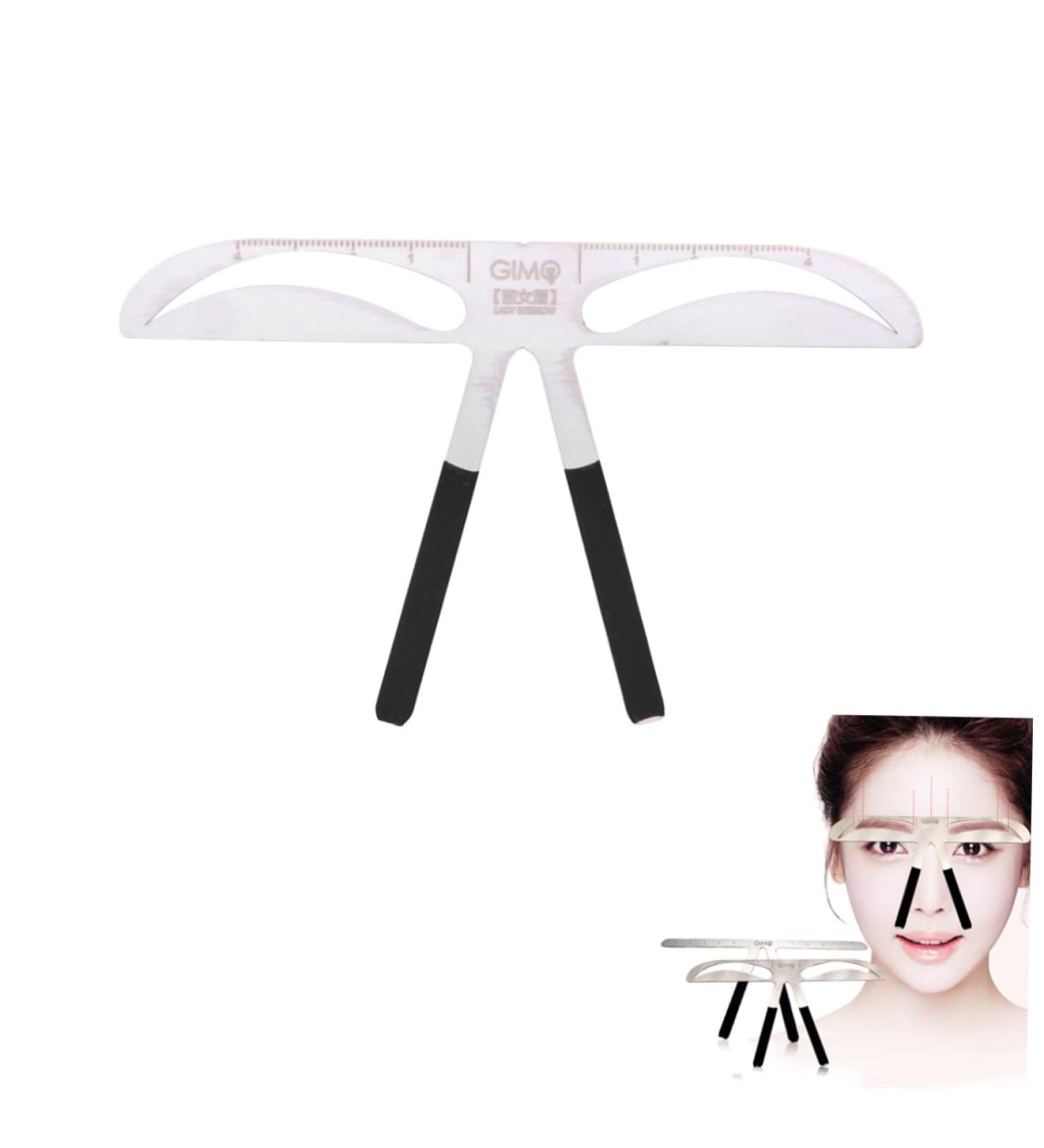 FOMIYES Eye Brow Shaping Kit Eyebrow Shaper Stencil Eyes Eyebrow Stencil Kit Mold Modeling Balance Ruler - Buy Online on GoSupps.com