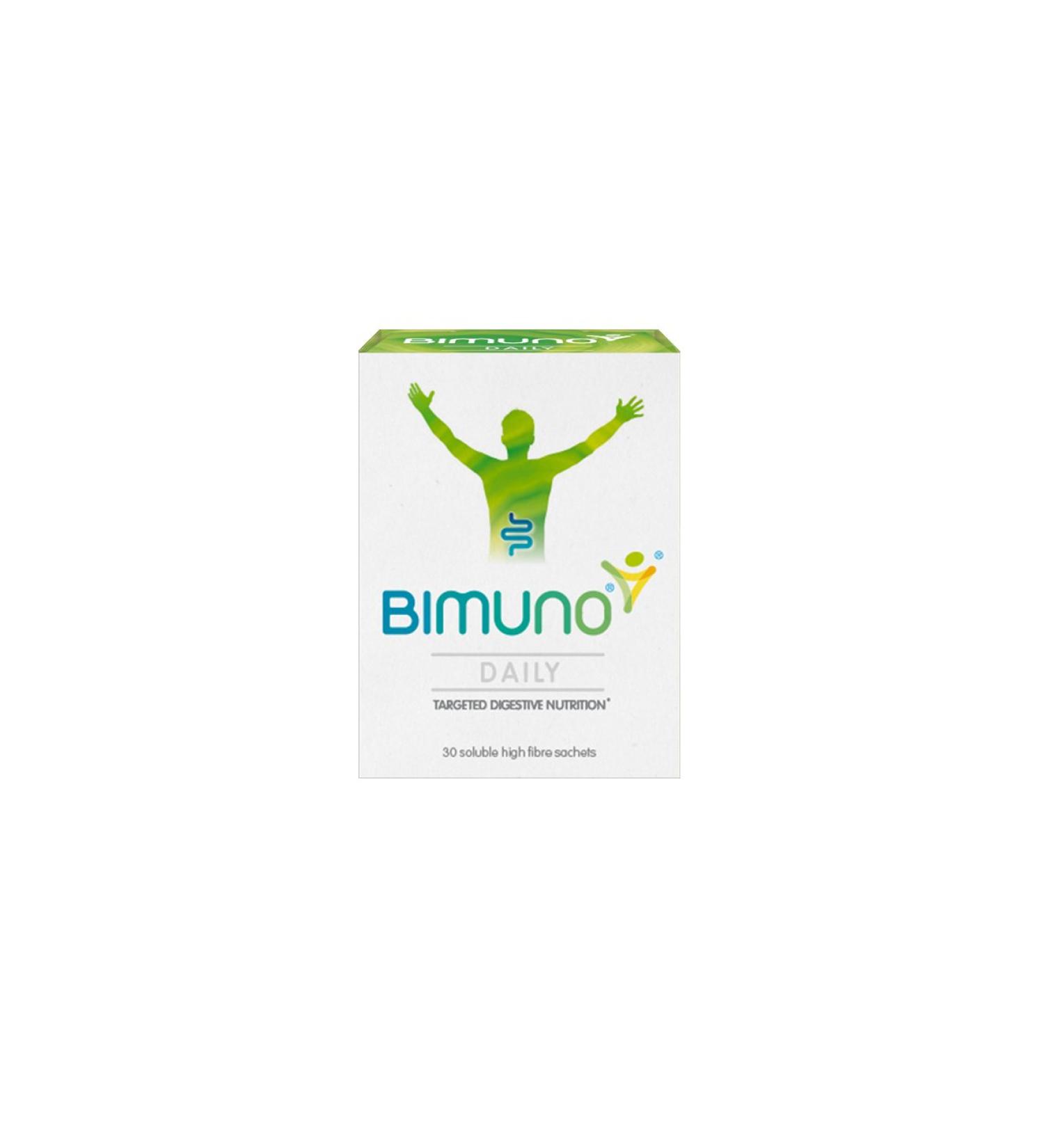 BIMUNO Original - Daily Prebiotic Food Supplements. Gut Health Support for Men Women Kids & Bifidobacterium Culture. High in Fibre. Taste Free Vegetarian Gluten Free | 1 Pack (30 Sachets)