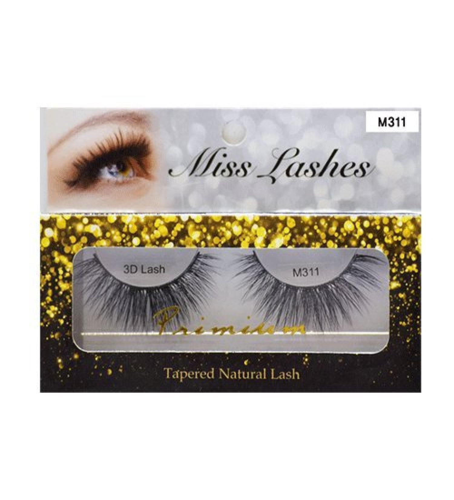 4 Pairs Miss 3D Volume Lash M311 - Dramatic and Voluminous False Eyelashes - Buy Online on GoSupps.com