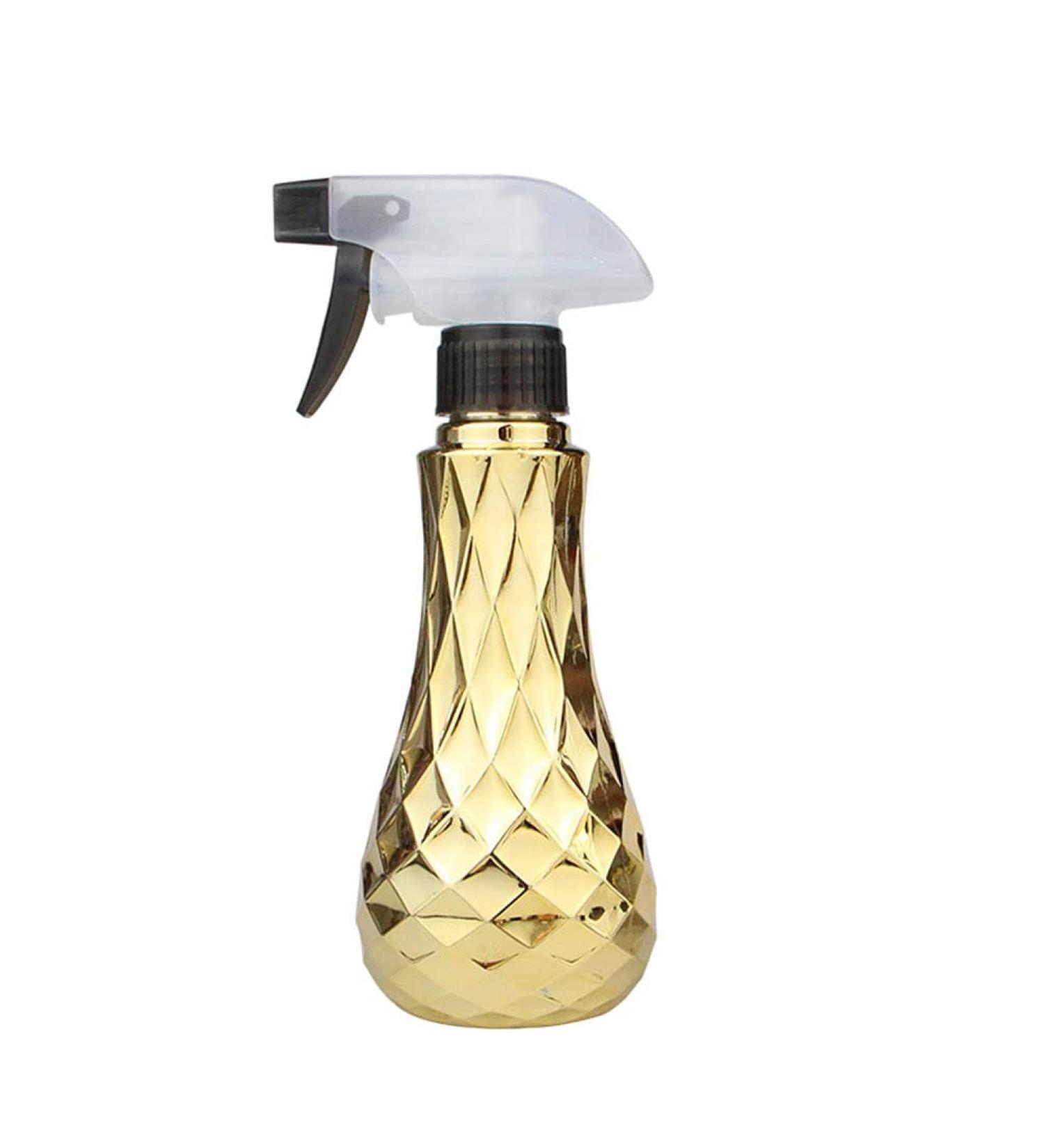 FRCOLOR Shaper Hairspray Bottle - Refillable Spray Bottle for Travel & Gardening | Golden Plastic Water Mister - Buy Online on GoSupps.com