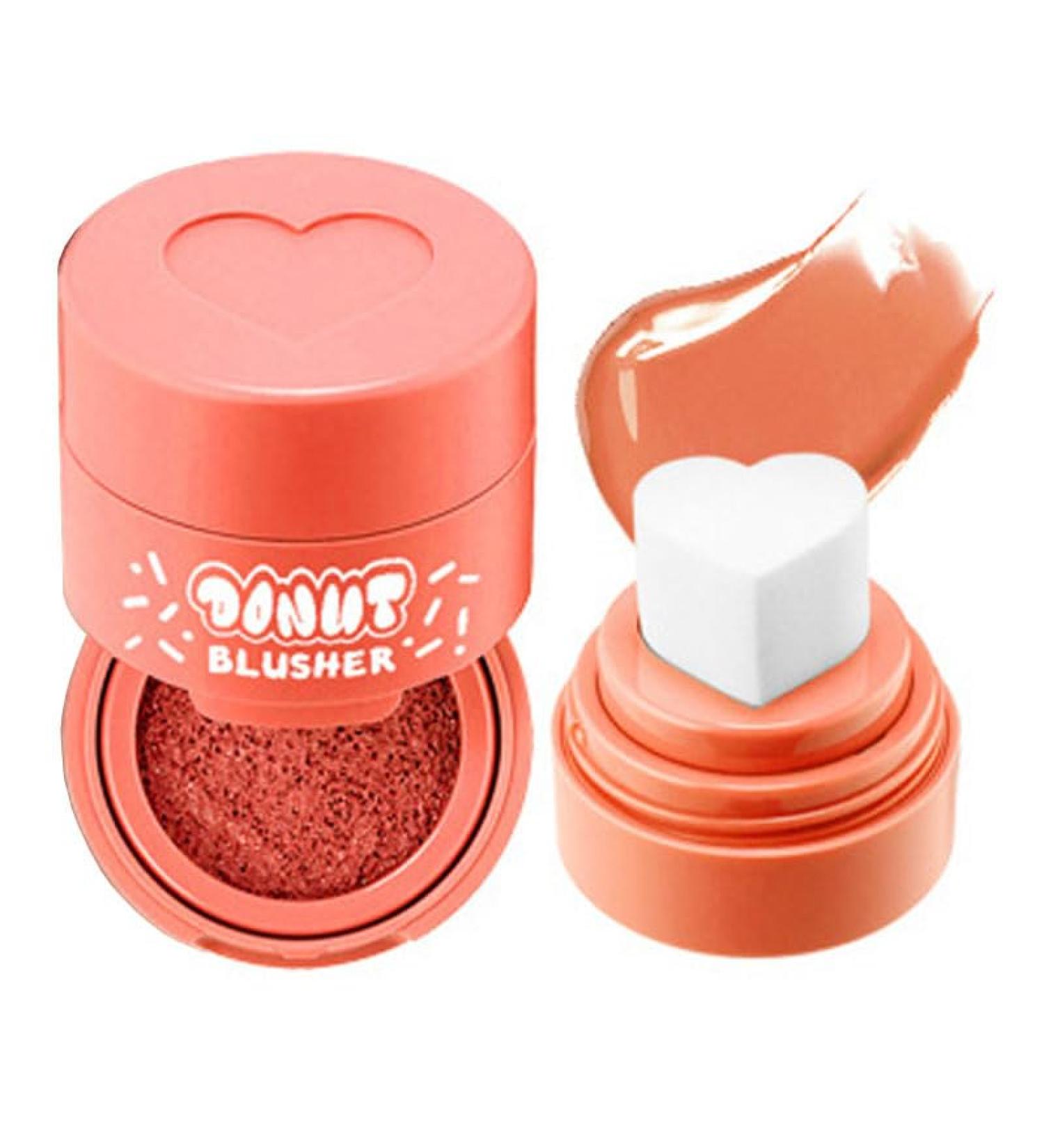 Heart Applicator Blush Stamped Liquid Cushion Blush Natural Long Lasting Light and Breathable Makeup (3) - Buy Online on GoSupps.com