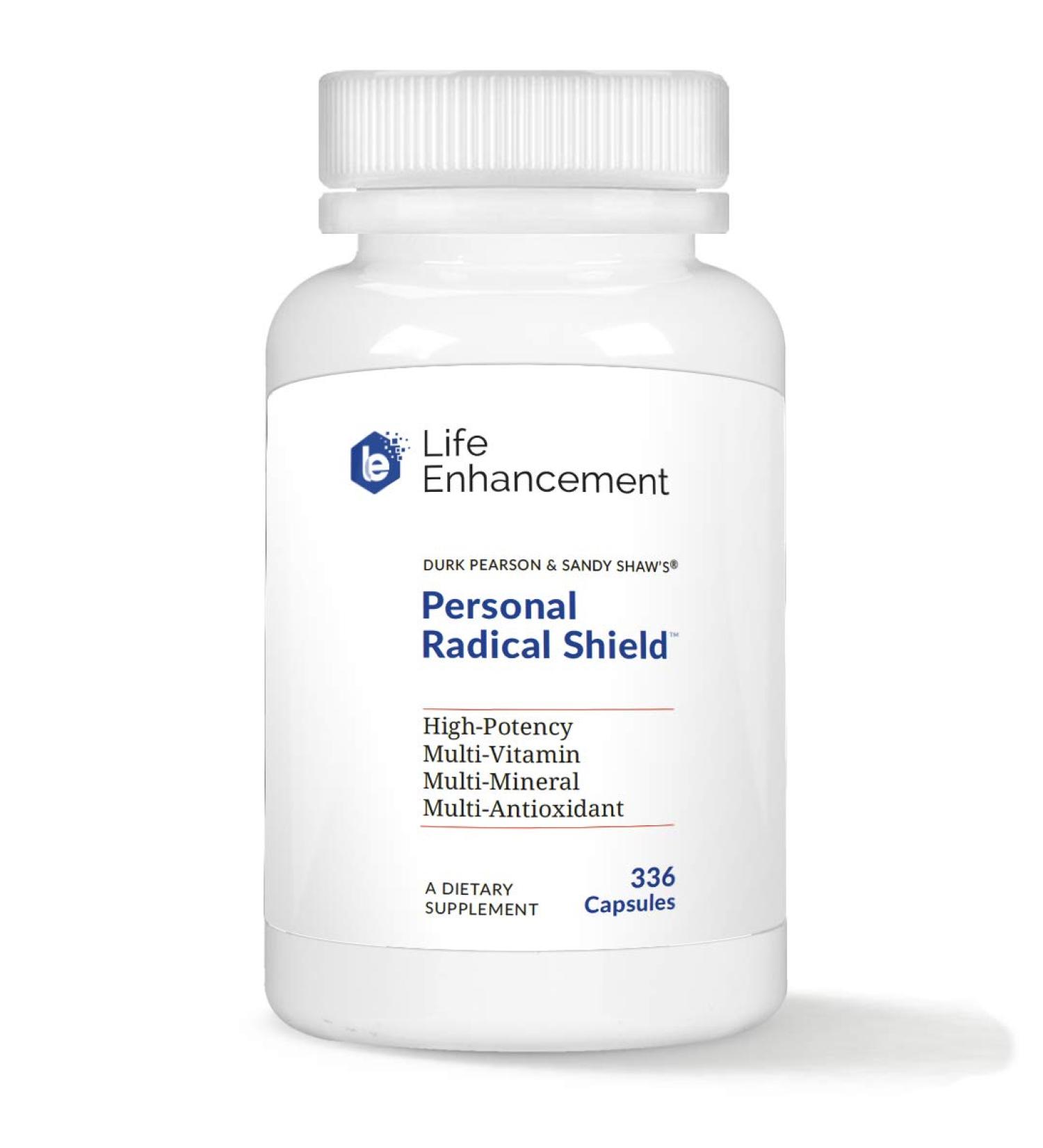 Life Enhancement Durk Pearson & Sandy Shaw's Personal Radical Shield 336 Capsules
