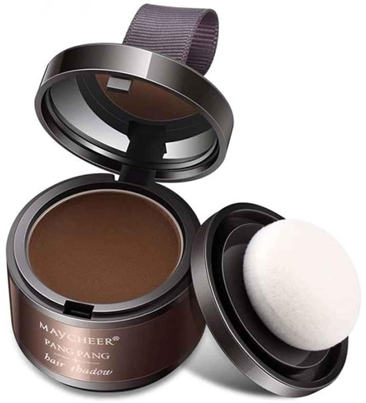 Hair Base Powder & Root Concealer - Brown Shade for Thinning Hair | Perfect Hair Shadow Solution - Buy Online on GoSupps.com