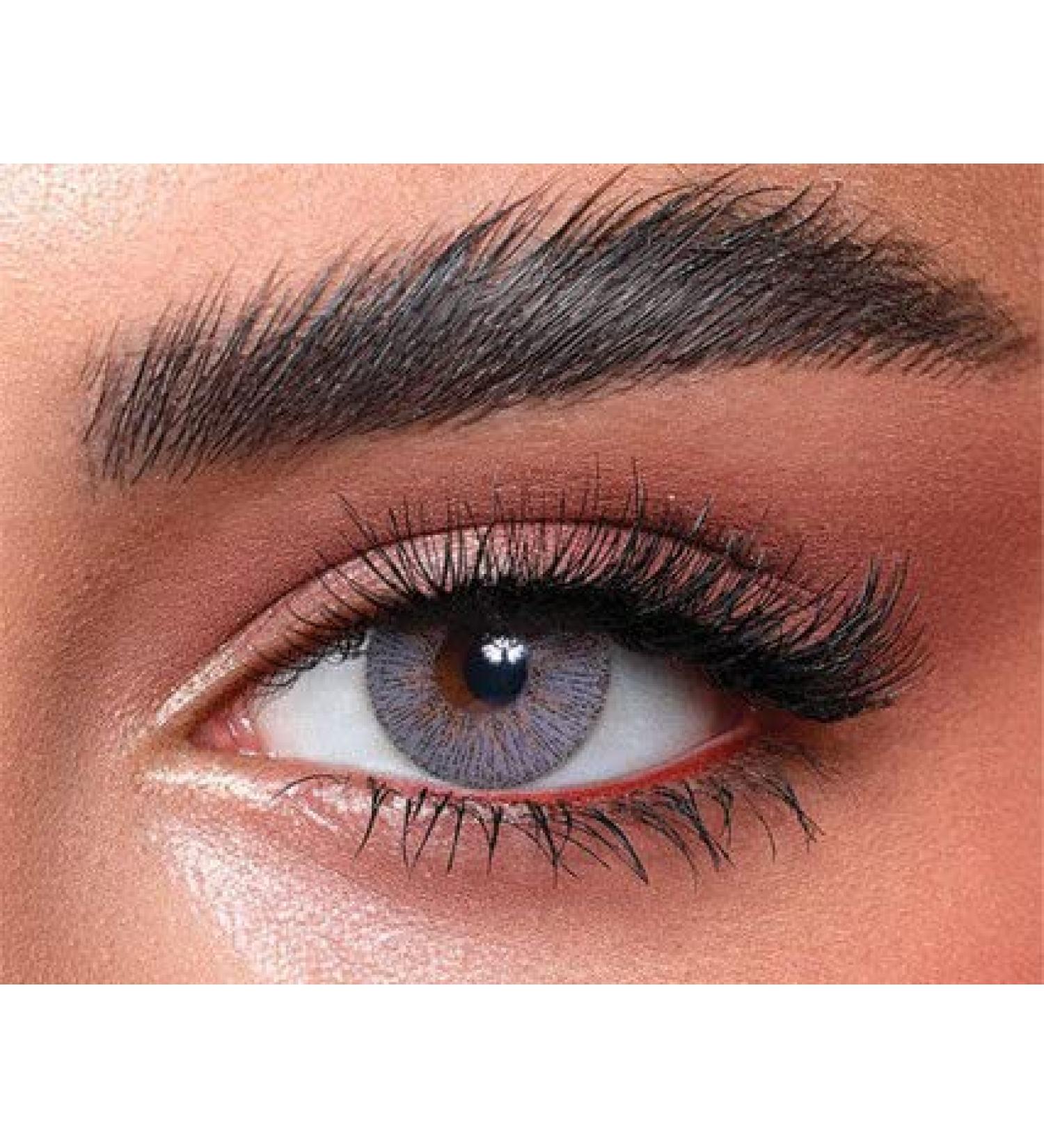 Buy Bella Elite Silky Gray Colored Contact Lenses - Monthly Wear for Dark Eyes | Strong Coverage & Comfort - Dioptre -0.00 - Buy Online on GoSupps.com