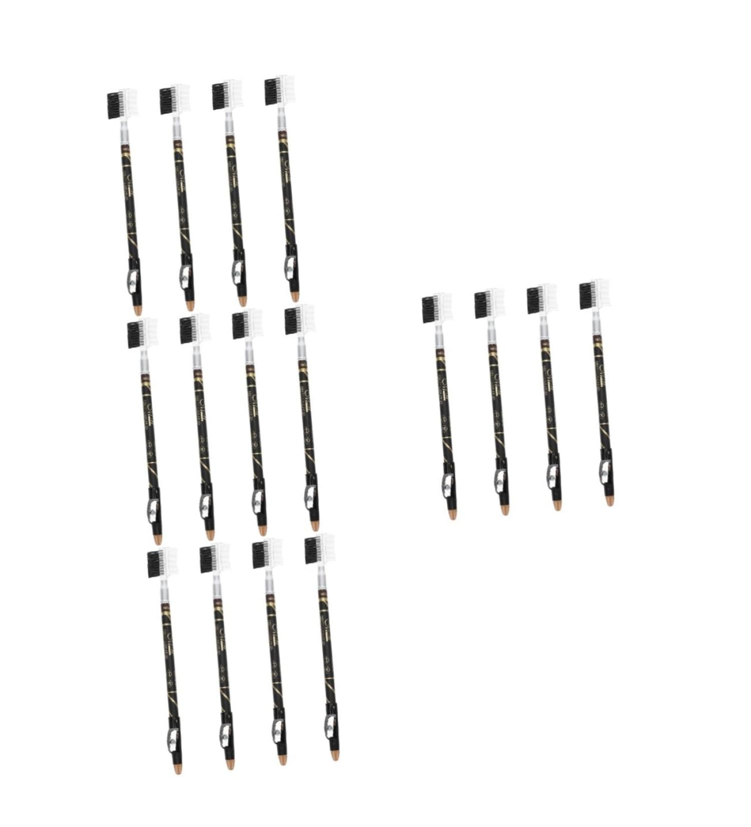 FRCOLOR 16 Pcs Two-in-one Eyebrow Pencil Makeup Sharpener Eyelash Tool Pull Line Eyebrow Pencils Girl Pretty - Buy Online on GoSupps.com