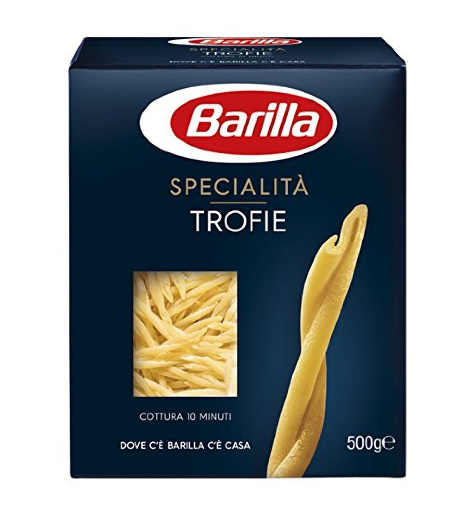 Lot de 20 p tes Barilla Specialit Trofie liguri italienne Nouilles 500 g