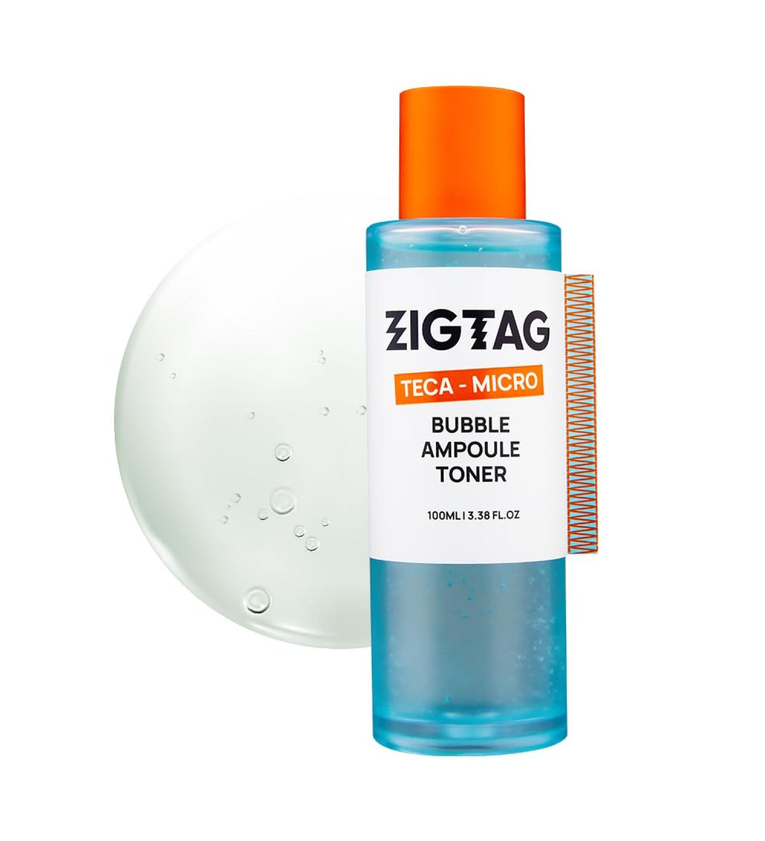 Hydrating Toner for Face - Korean Skin Care | Micro Bubble Ampoule with Teca Zinc & PHA - 100ml - Buy Online on GoSupps.com