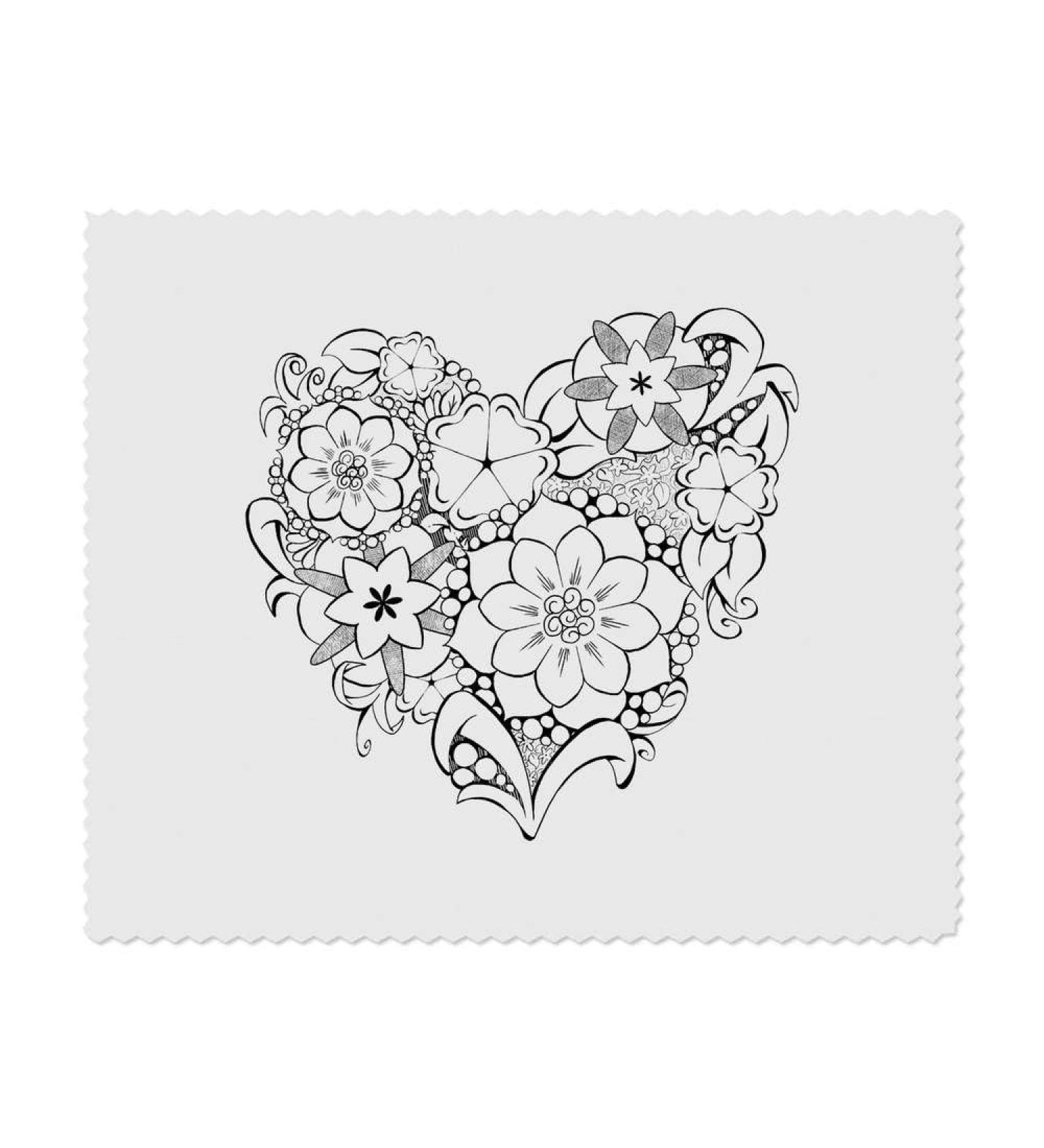 Buy Floral Heart Microfiber Lens Cleaning Cloths - 2 Pack | Eco-Friendly Glasses Cleaner | International Shipping - Buy Online on GoSupps.com