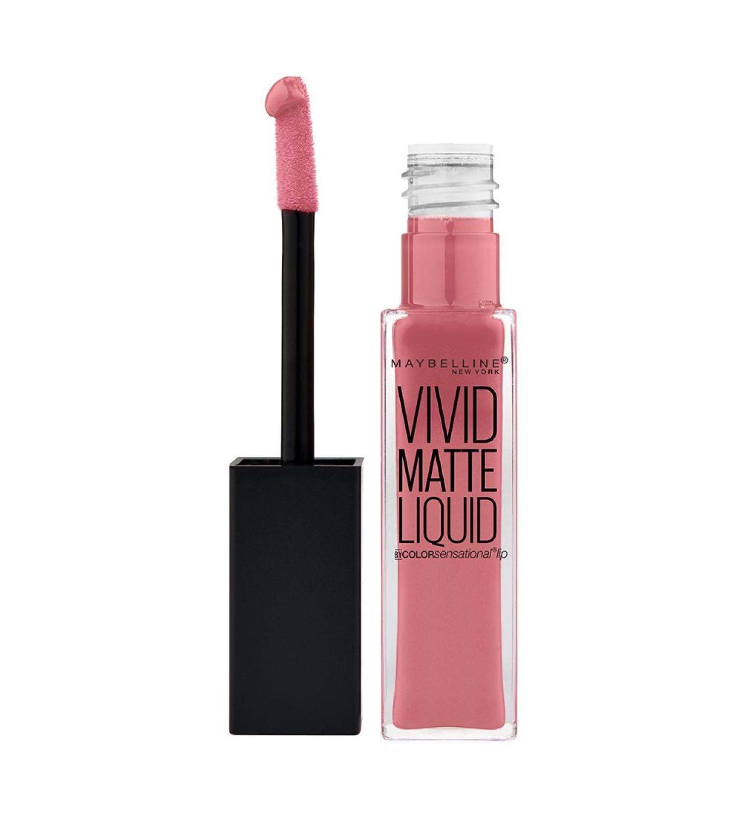 Maybelline Vivid Matte Lip Color - 05 Nude Flush | Long-Lasting Formula - Buy Online on GoSupps.com