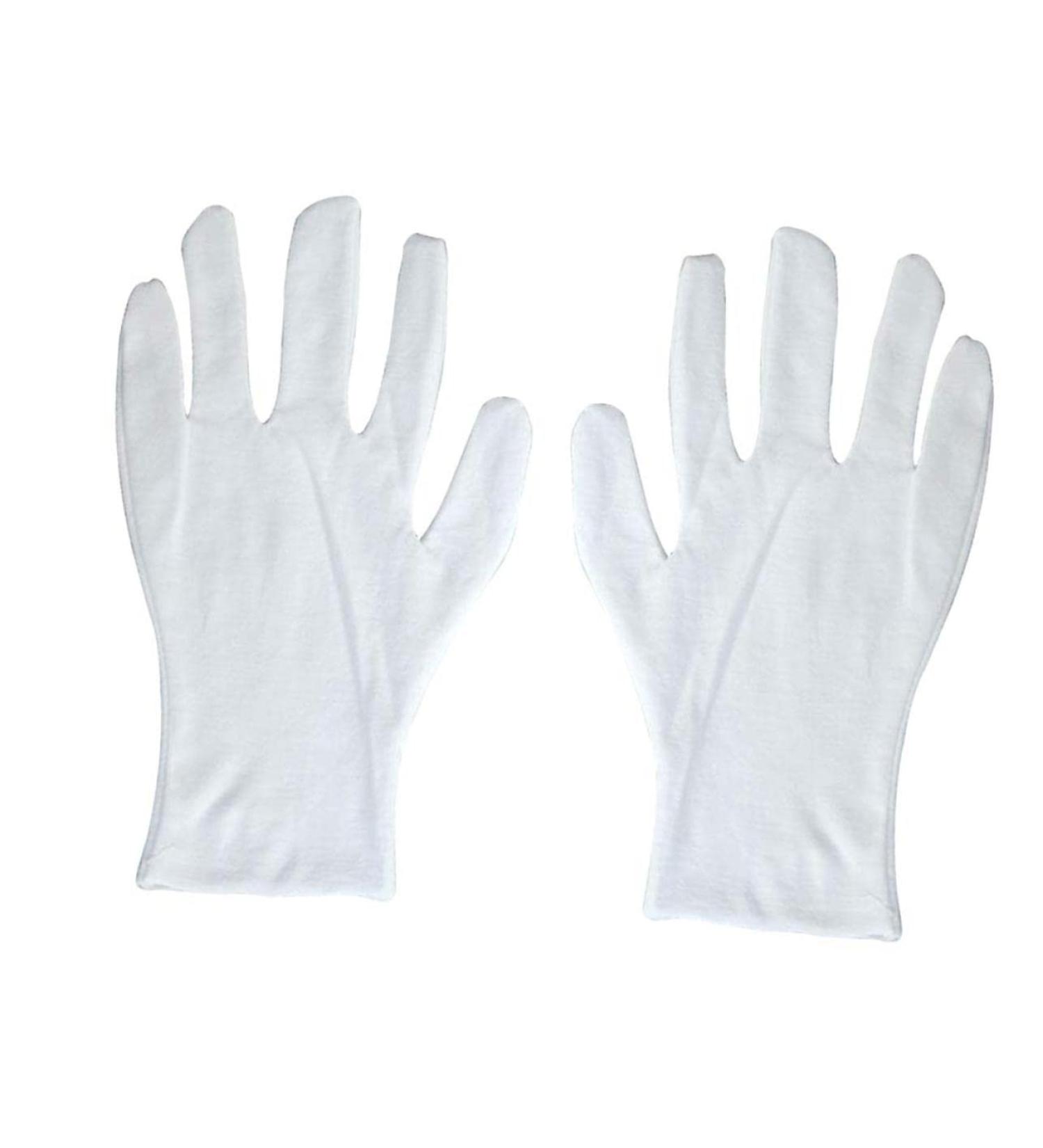 Housoutil 6 Pairs Factory Gloves Cotton Gloves White Gloves Lengthen Work - Buy Online on GoSupps.com