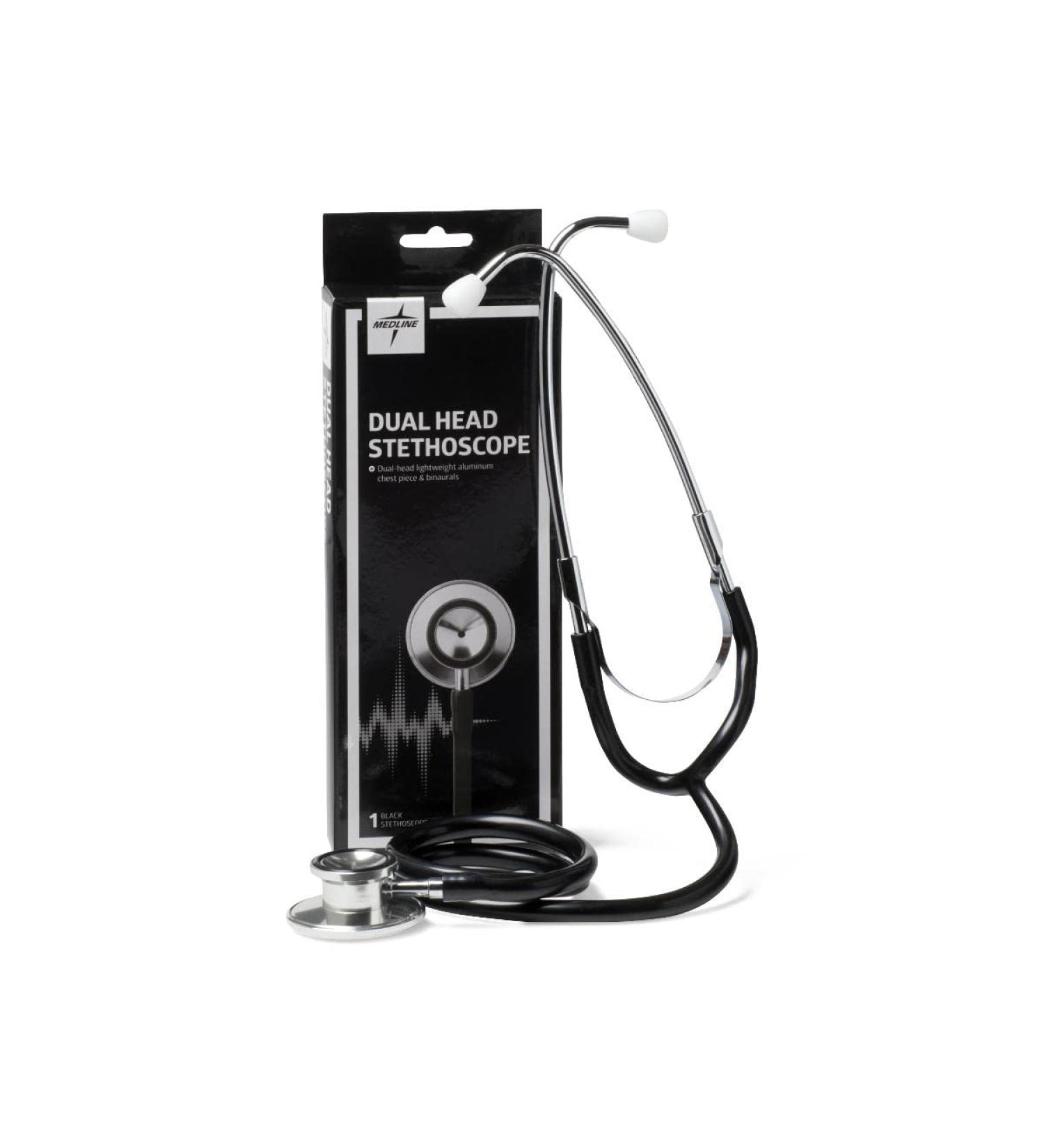 Buy Medline Dual-Head Stethoscopes - Black | Quality International Shipping Available - Buy Online on GoSupps.com