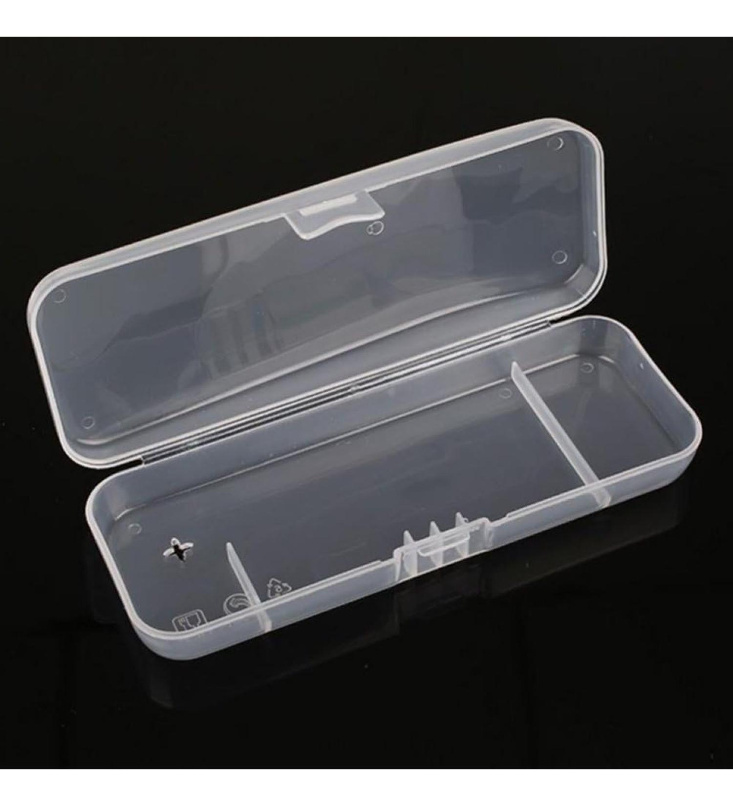 White Transparent Razor Box | Razor Protection & Storage for Manual Shaving Accessories - Buy Online on GoSupps.com