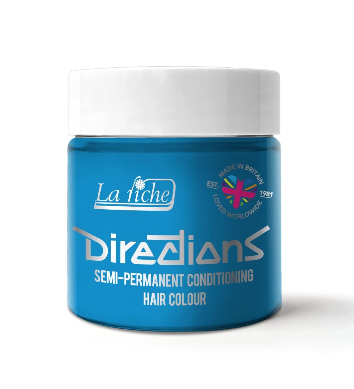 La Riche Directions Semi-Permanent Hair Color 100ml Tub - Pastel Blue Pastel Blue 100.00 ml (Pack of 1)
