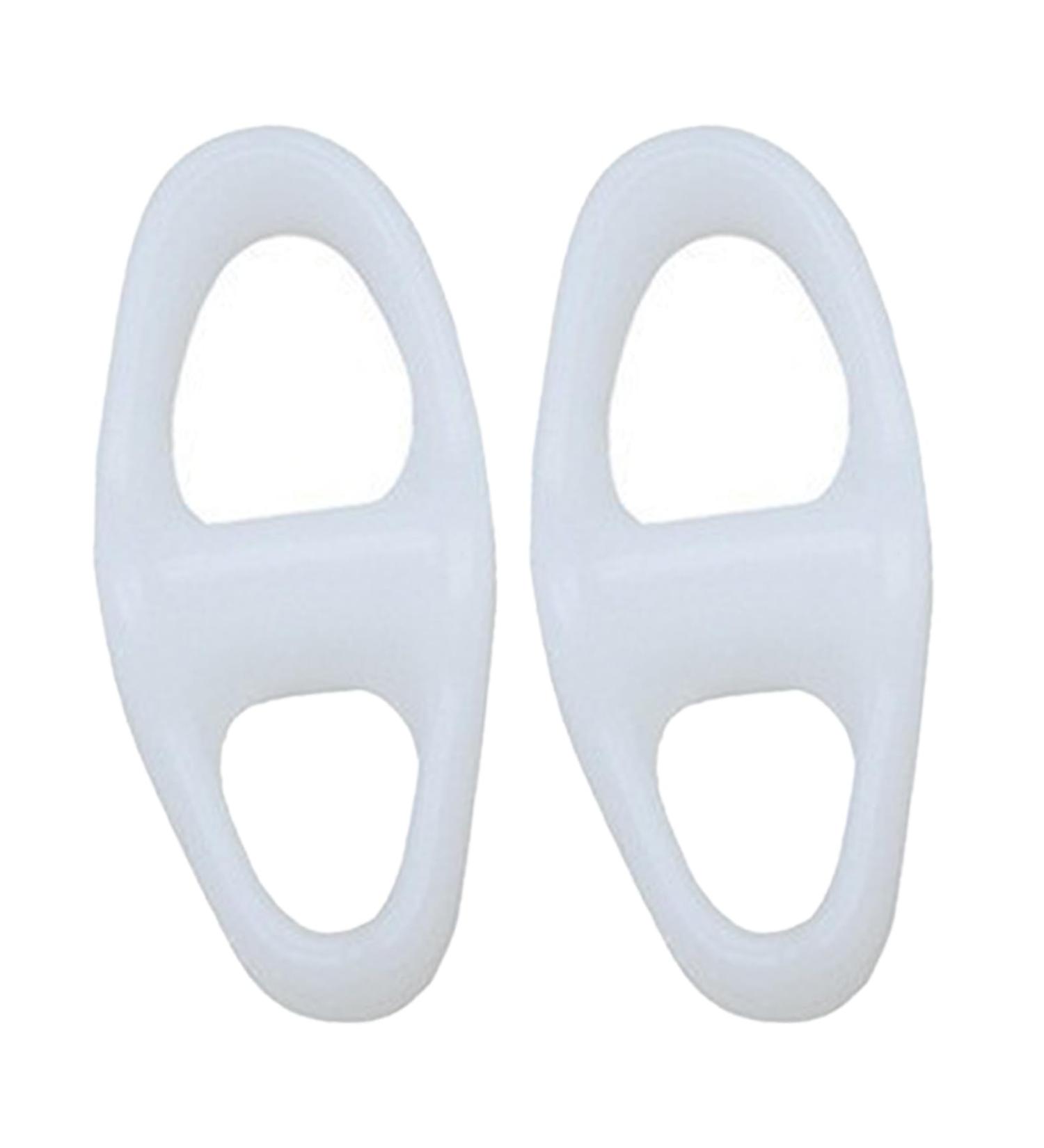 Dmais Silicone Toe Spacers | Comfortable Orthopedic Toe Spreaders for Overlapping & Hammer Toes - Large Size - Smooth Iron Design - Buy Online on GoSupps.com