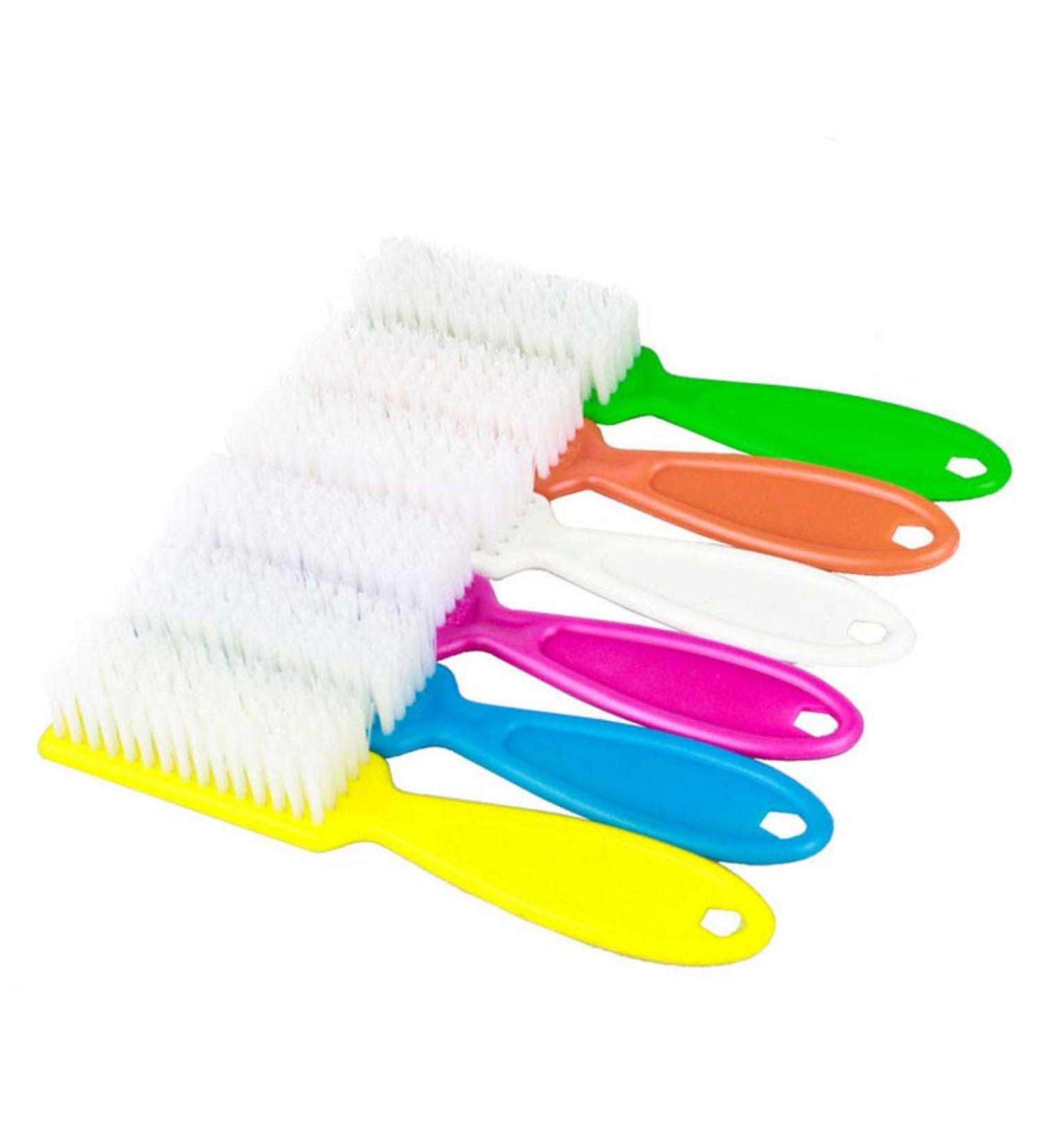 HEALIFTY Long Handle Nail Brush Set - 4 Pack Plastic Cleaning Brushes for Nail Art | International Shipping Available - Buy Online on GoSupps.com