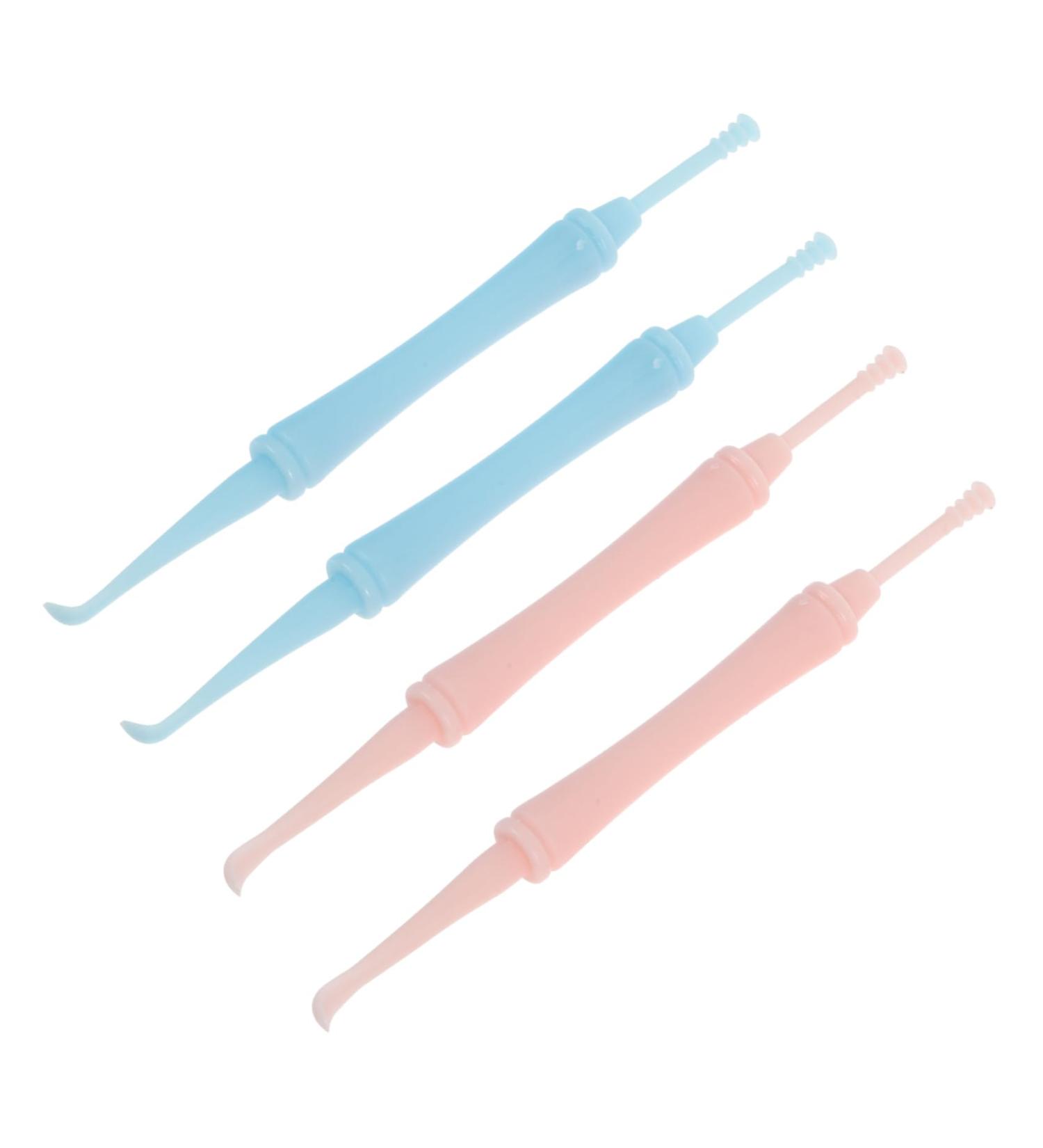 ARTSEWPLY 4pcs Smooth Earwax Removal Tools Ear Cleaning Kit Earwax Cleaners Random Color - Buy Online on GoSupps.com