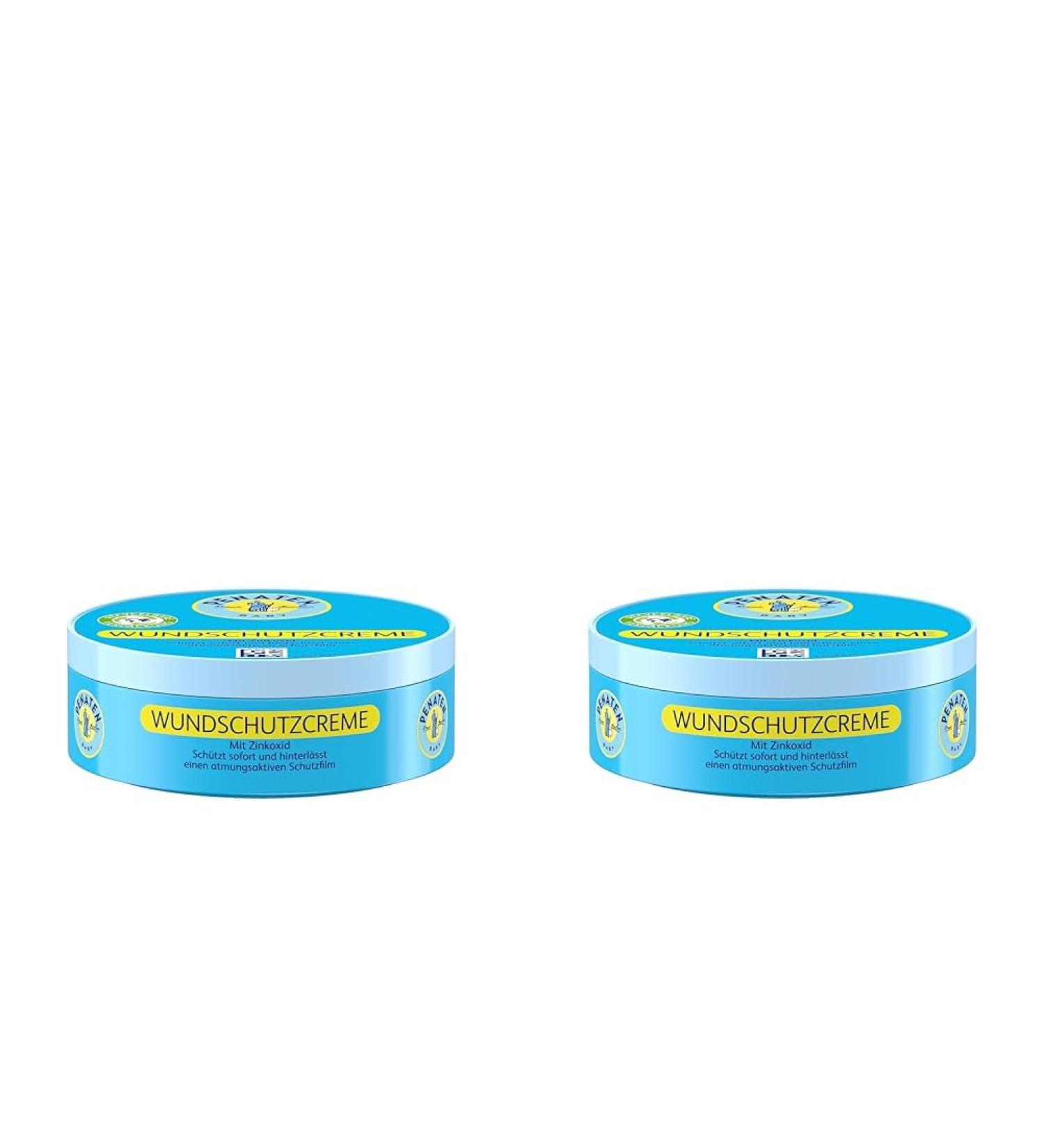 Penates Wound Protection Cream for Babies | Soothing Diaper Area Care with Zinc Oxide | 200ml (2-Pack) - Optimal Skin Protection - Buy Online on GoSupps.com