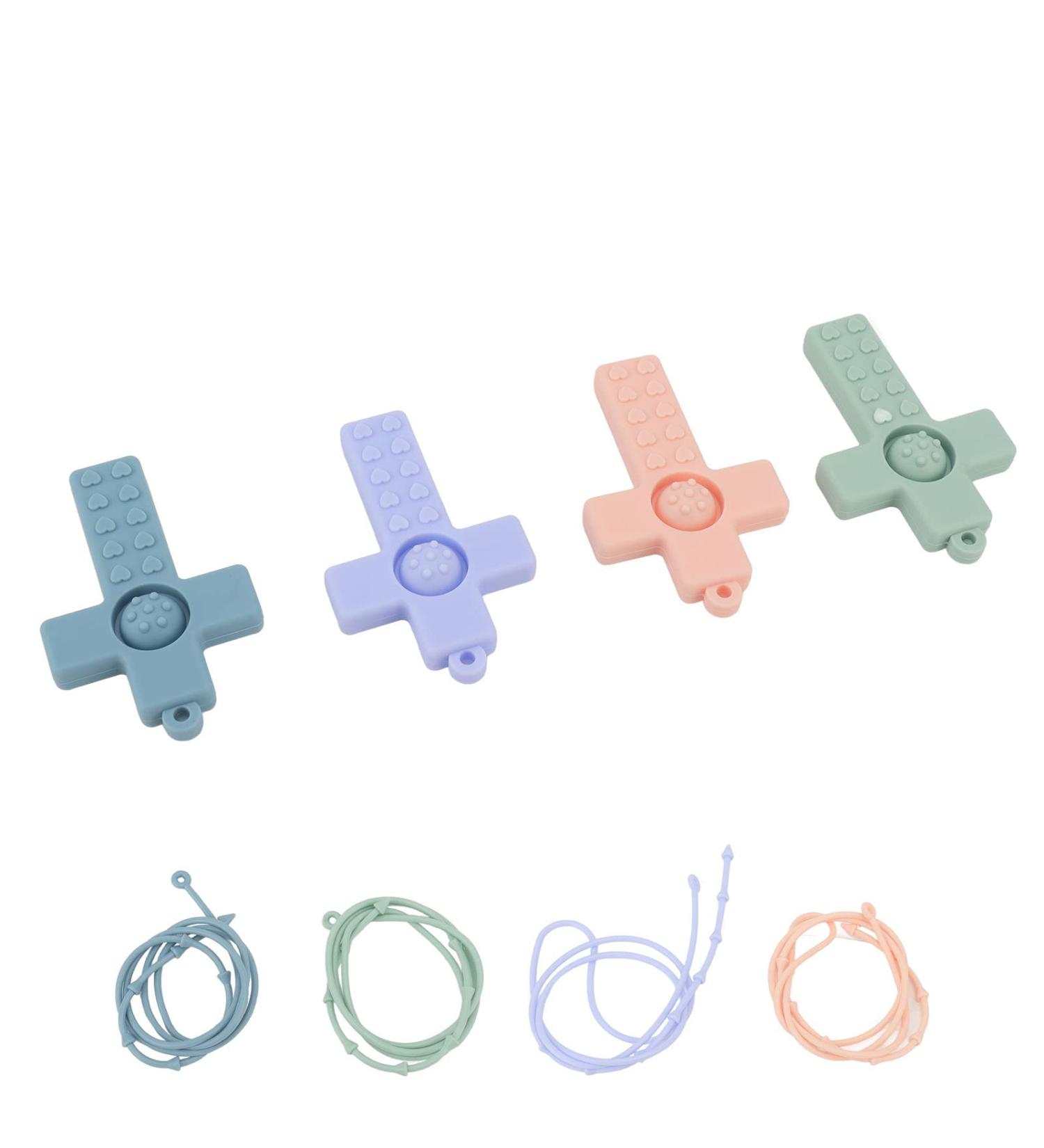 Easytogrip Silicone Toddler Teething Toy with Home Strap - Teethe Easytogrip - Buy Online on GoSupps.com