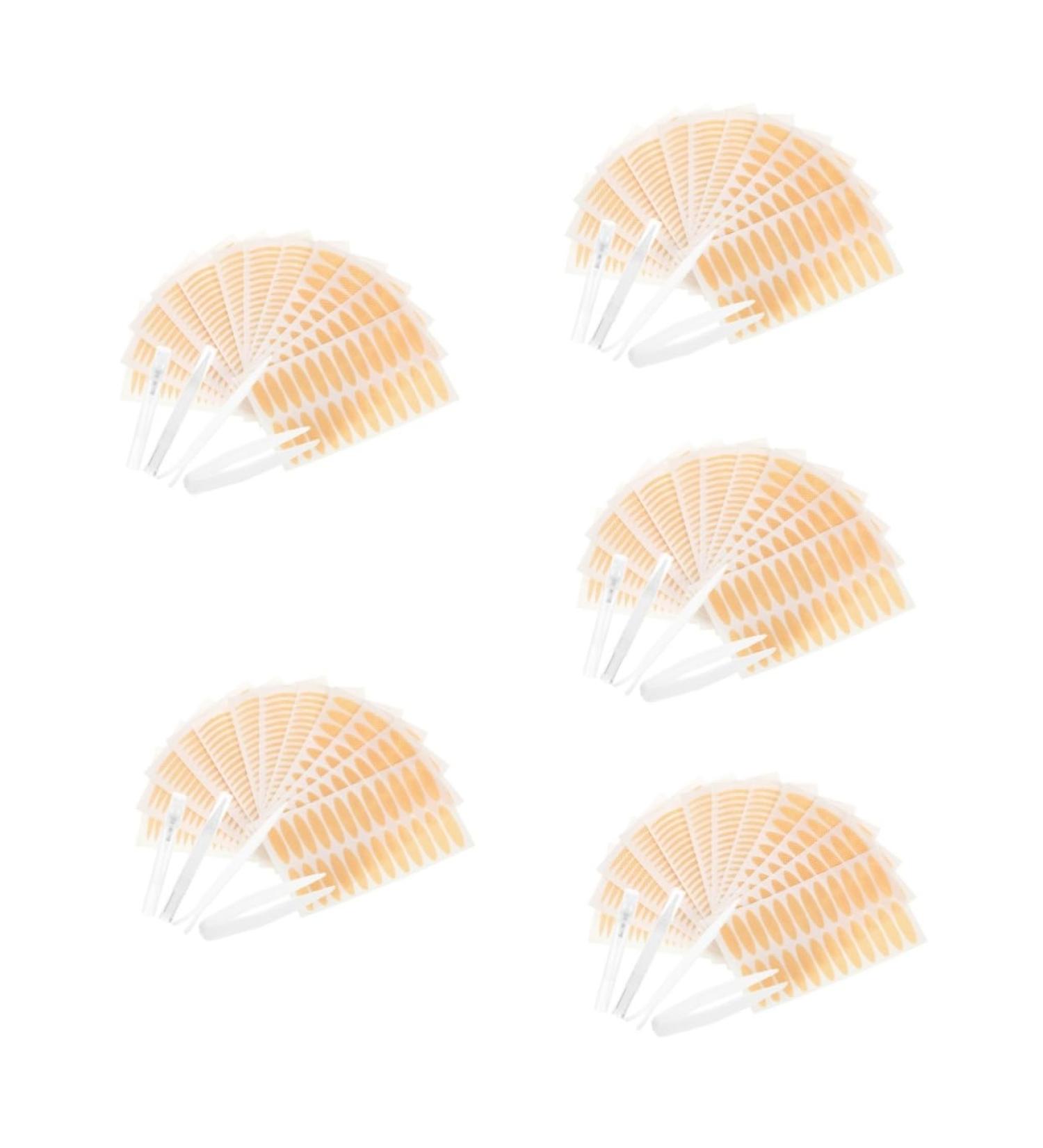 Ipetboom 5 Sets Double Eyelid Sticker Set Hooded Eyelid Lifter Traceless Eyelid Tape Girls Stickers Double Eyelid Stickers Self-adhesive Eyelid Strip Invisible Fiber Material Lifting Belt - Buy Online on GoSupps.com