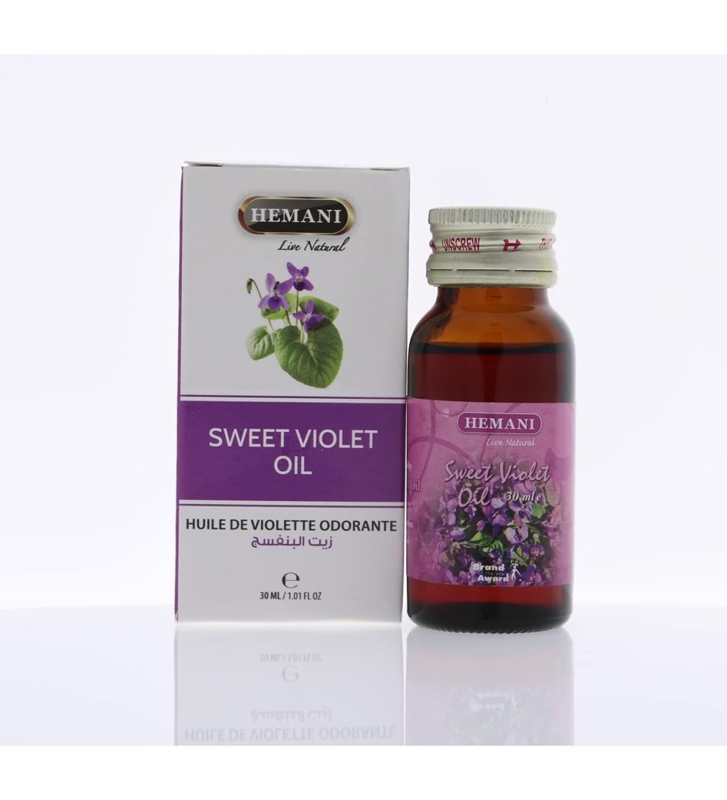 Sweet Violet Oil - 100% Natural Herbal Cold Pressed Essential Oil - Buy Online on GoSupps.com