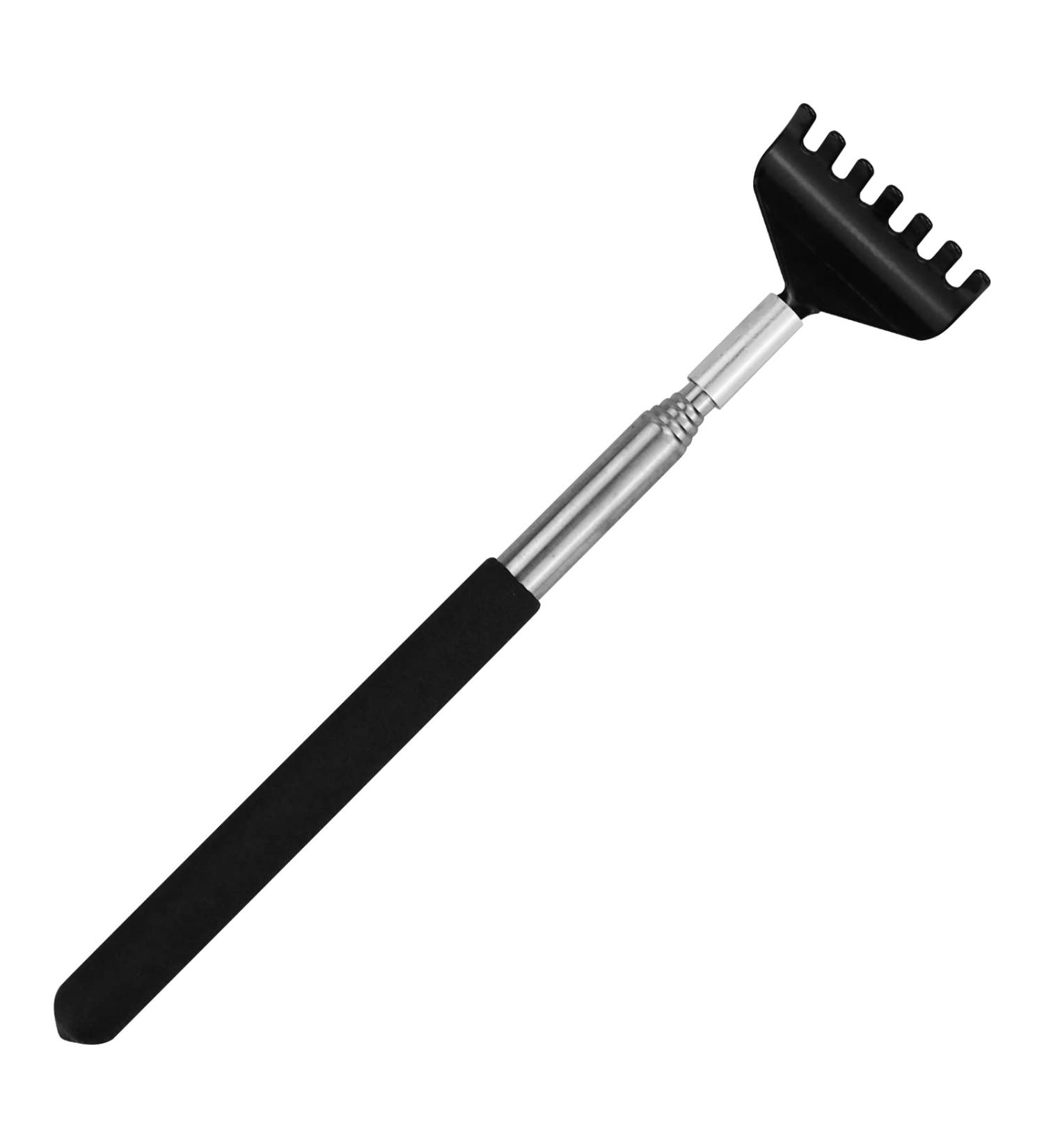 High-Quality Stainless Steel Back Scratcher - Extendable 20-68cm for Itching Relief with Padded Grip - Shop Internationally - Buy Online on GoSupps.com