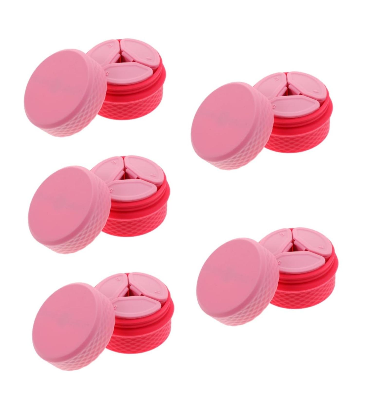 FOMIYES 5 Sets Cream Box Durable Cream Storage Jar Travel Empty Cream Jar Toiletry Container for Travel Airless Pump Jar Makeup Samples Lip Scrub Jar Silica Gel Vacation Lotion Storage Box - Buy Online on GoSupps.com