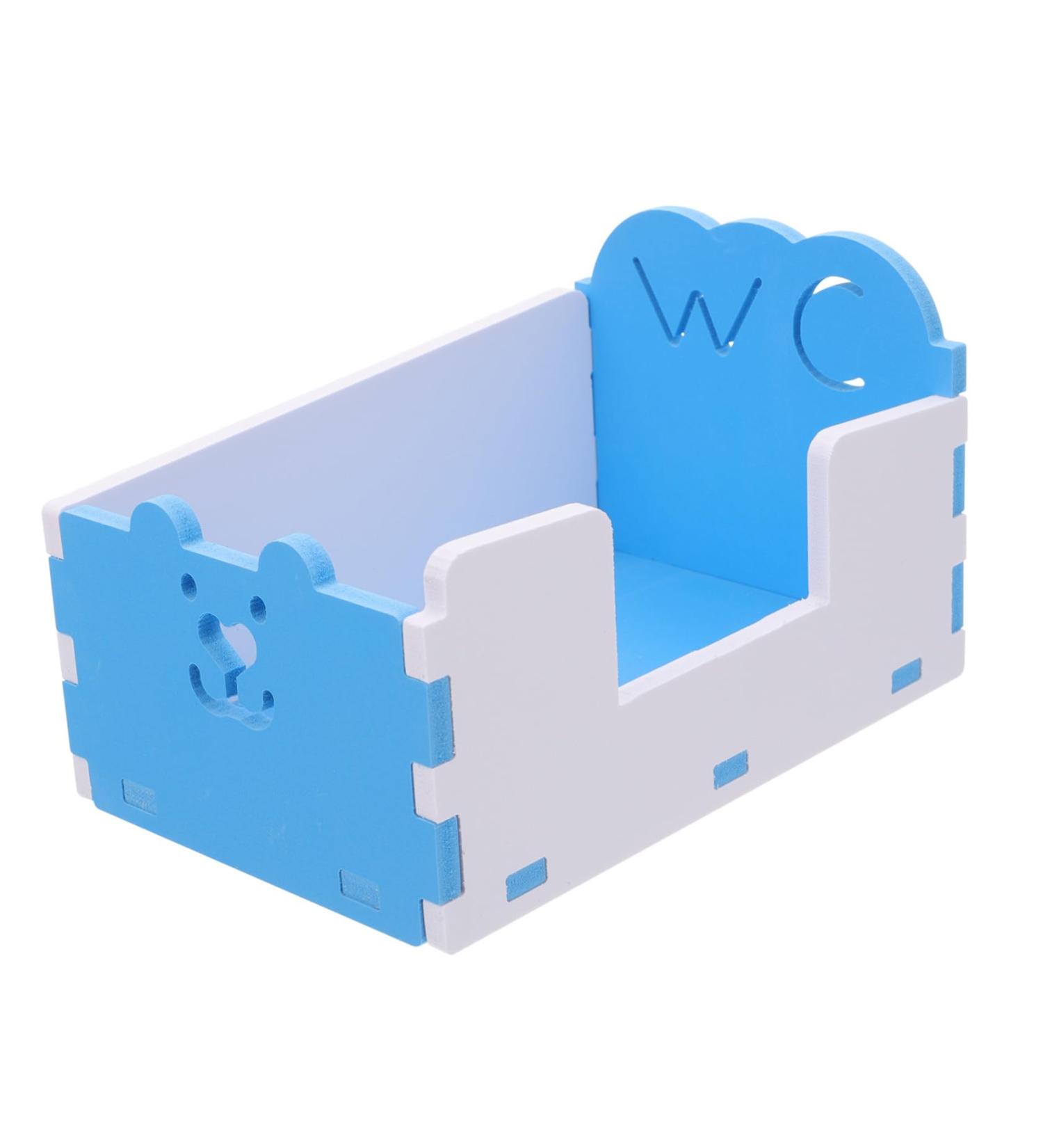 BESPORTBLE 1pc Hamster Toilet Hamster Bathroom Critters Hamster Litter Toilet Pet Pet Toilet Blue PVC 15x10cm Blue - Buy Online on GoSupps.com