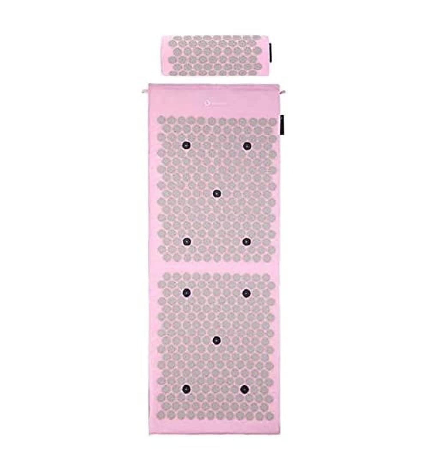 HMS Unisex Adult AKM04 Acupressure Mat Pink 125 x 48 cm