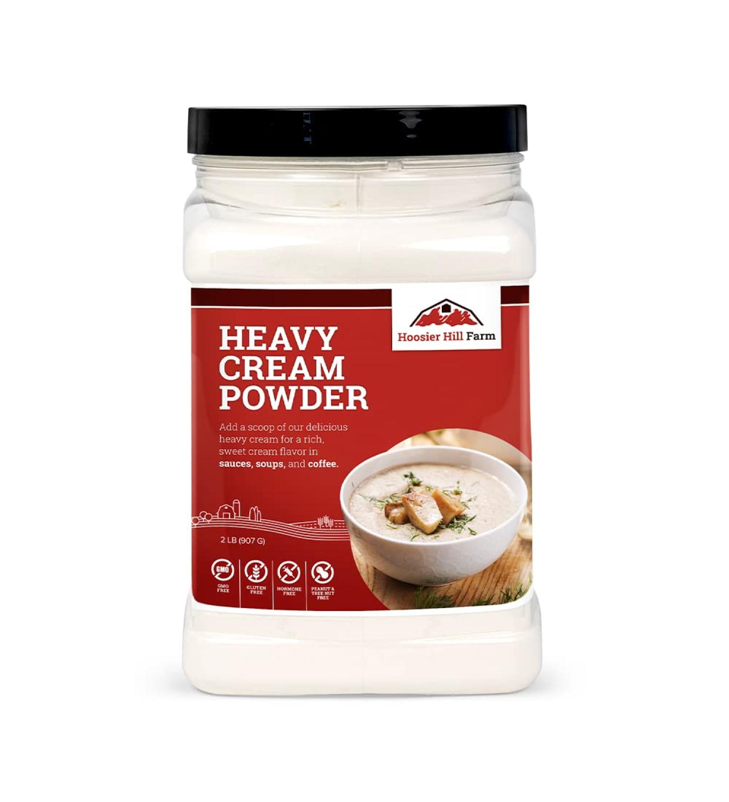 Hoosier Hill Farm Heavy Cream Powder 2LB - High Quality Dairy Product - Buy Online on GoSupps.com
